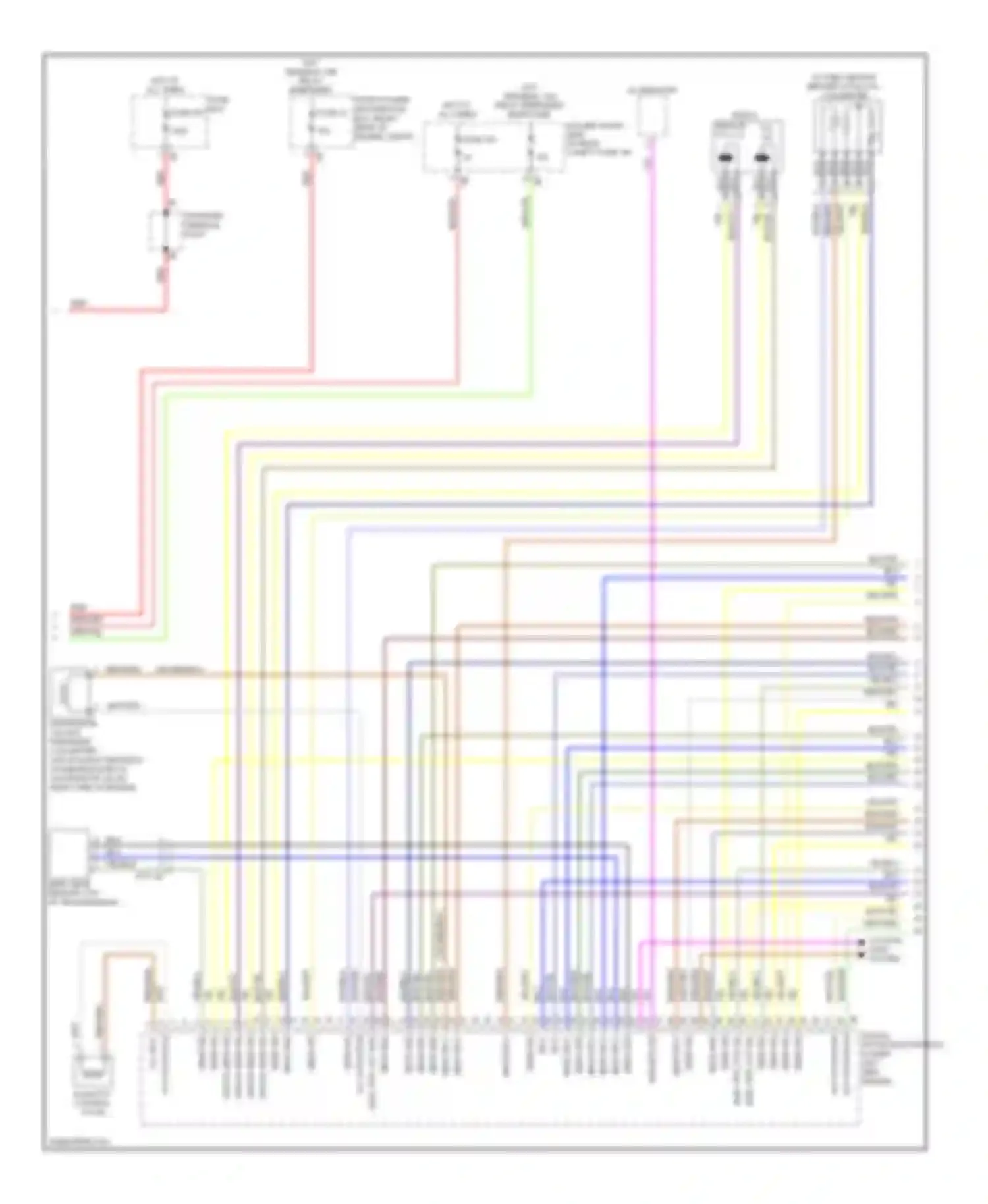 Wiring diagram cooling fans system for BMW 3 series F30/F31 (2011-2015) (10 of 10)