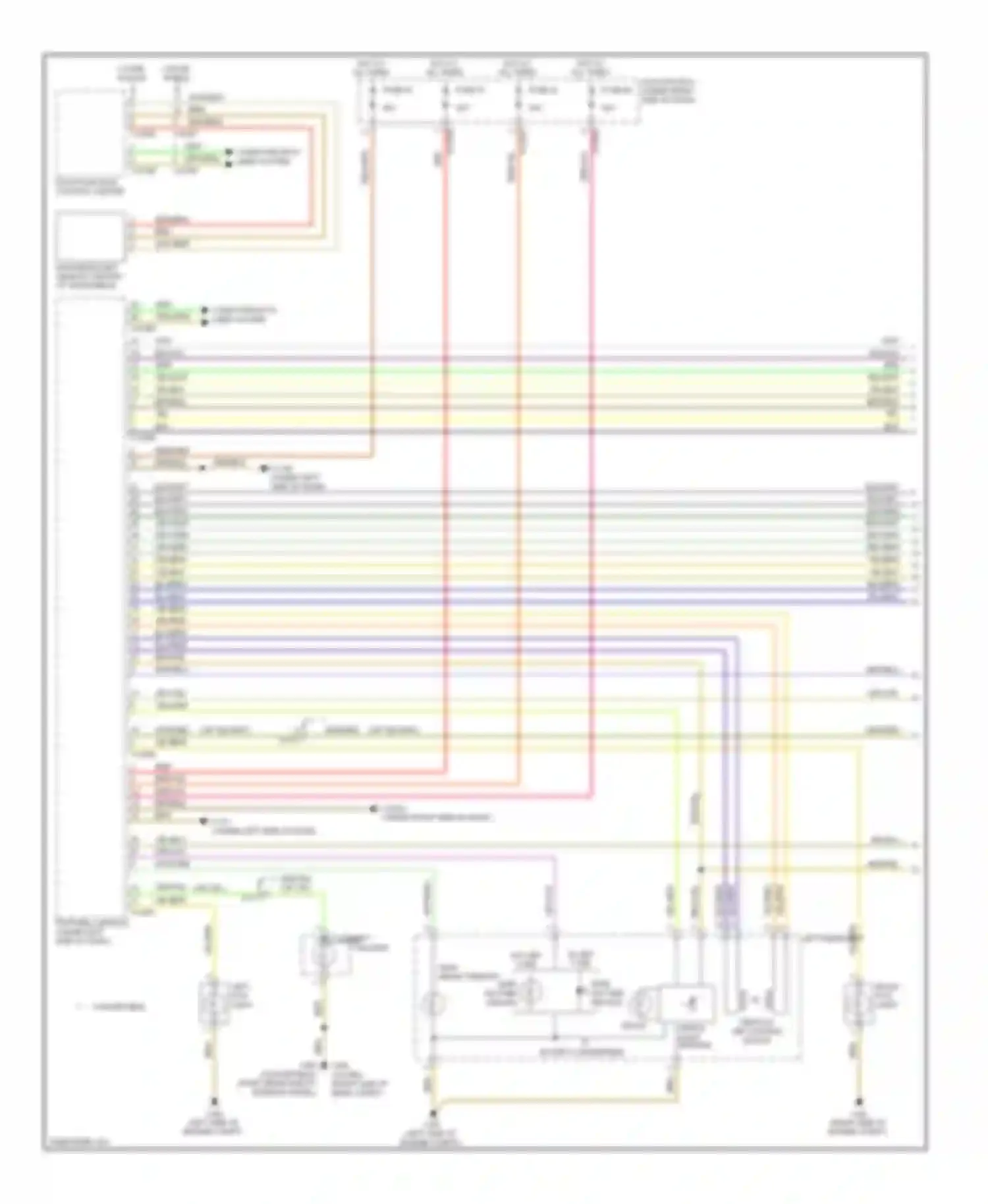 Wiring diagram coupe, wagon for BMW 3 series F30/F31 (2011-2015) (1 of 3)