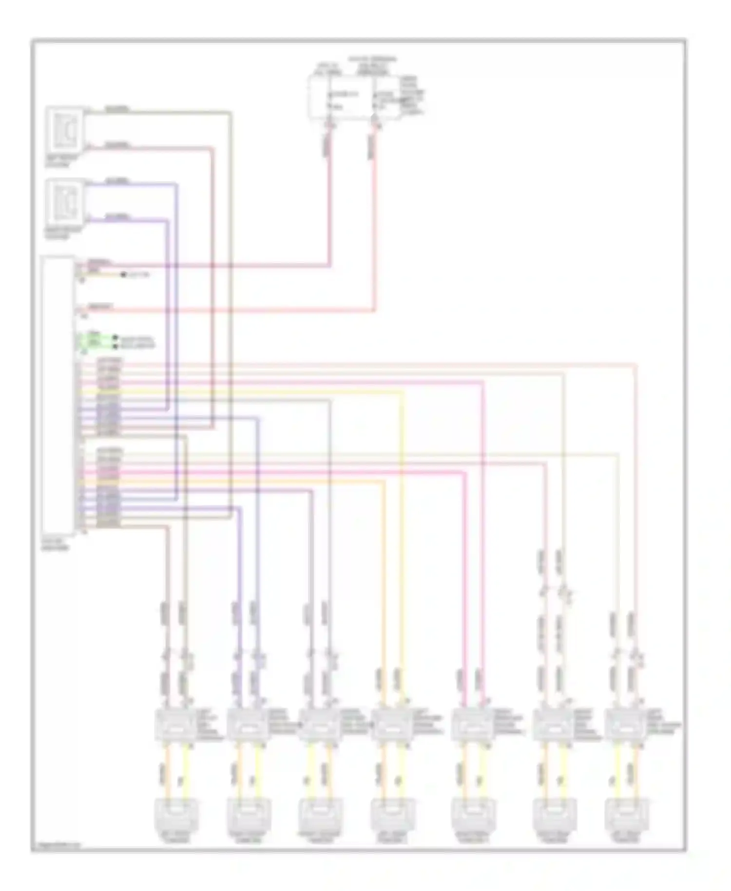 Wiring diagram fuse 123 for BMW 3 series F30/F31 (2011-2015) (3 of 4)