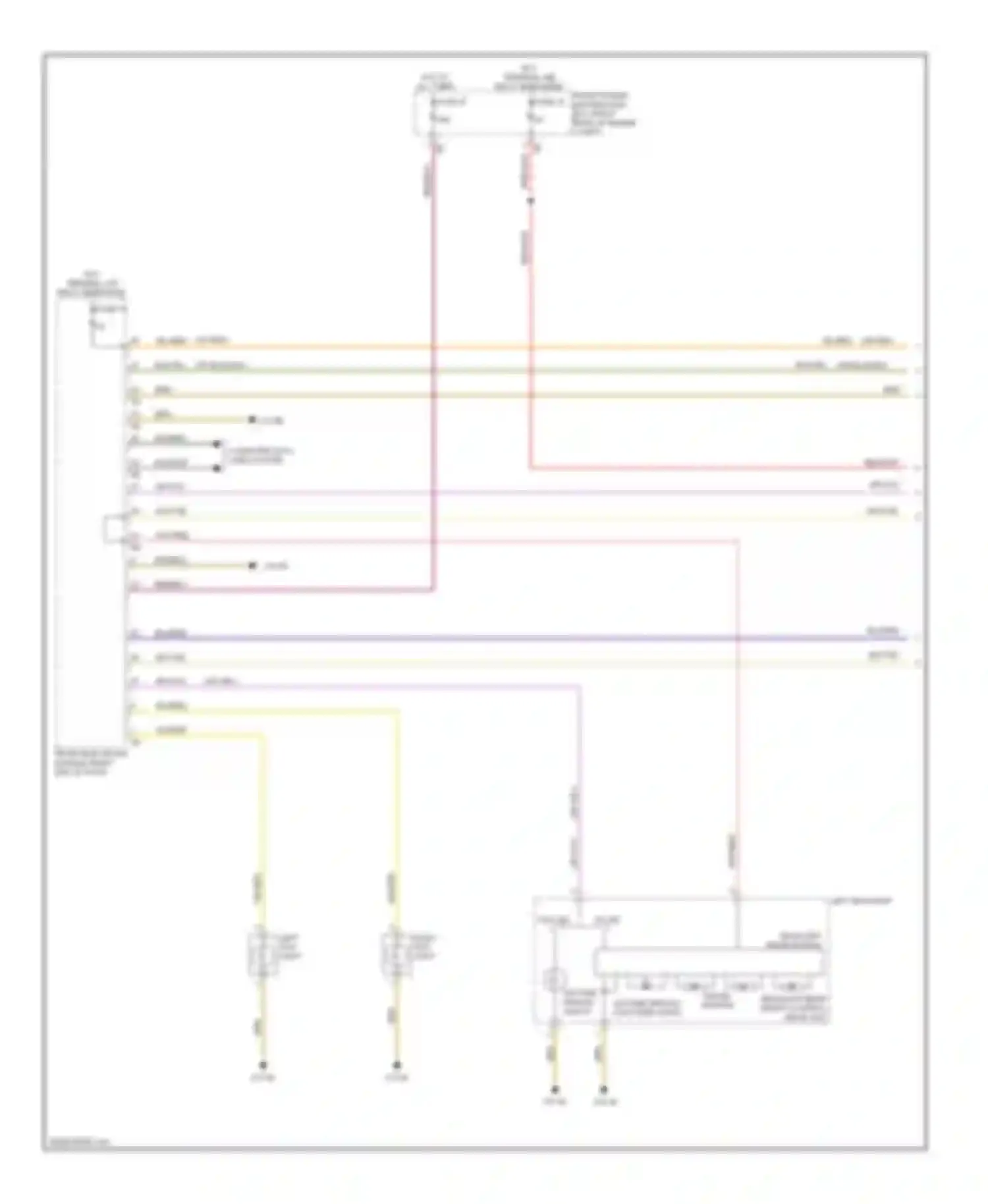 Wiring diagram fuse 28 for BMW 3 series F30/F31 (2011-2015) (1 of 4)