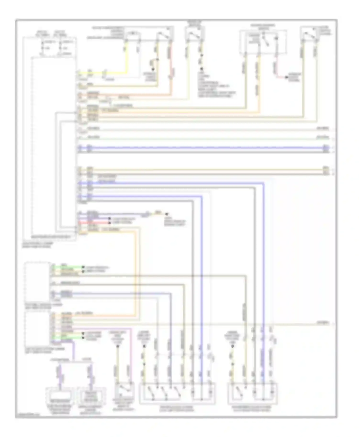 Wiring diagram fuse 72 for BMW 3 series F30/F31 (2011-2015) (1 of 6)