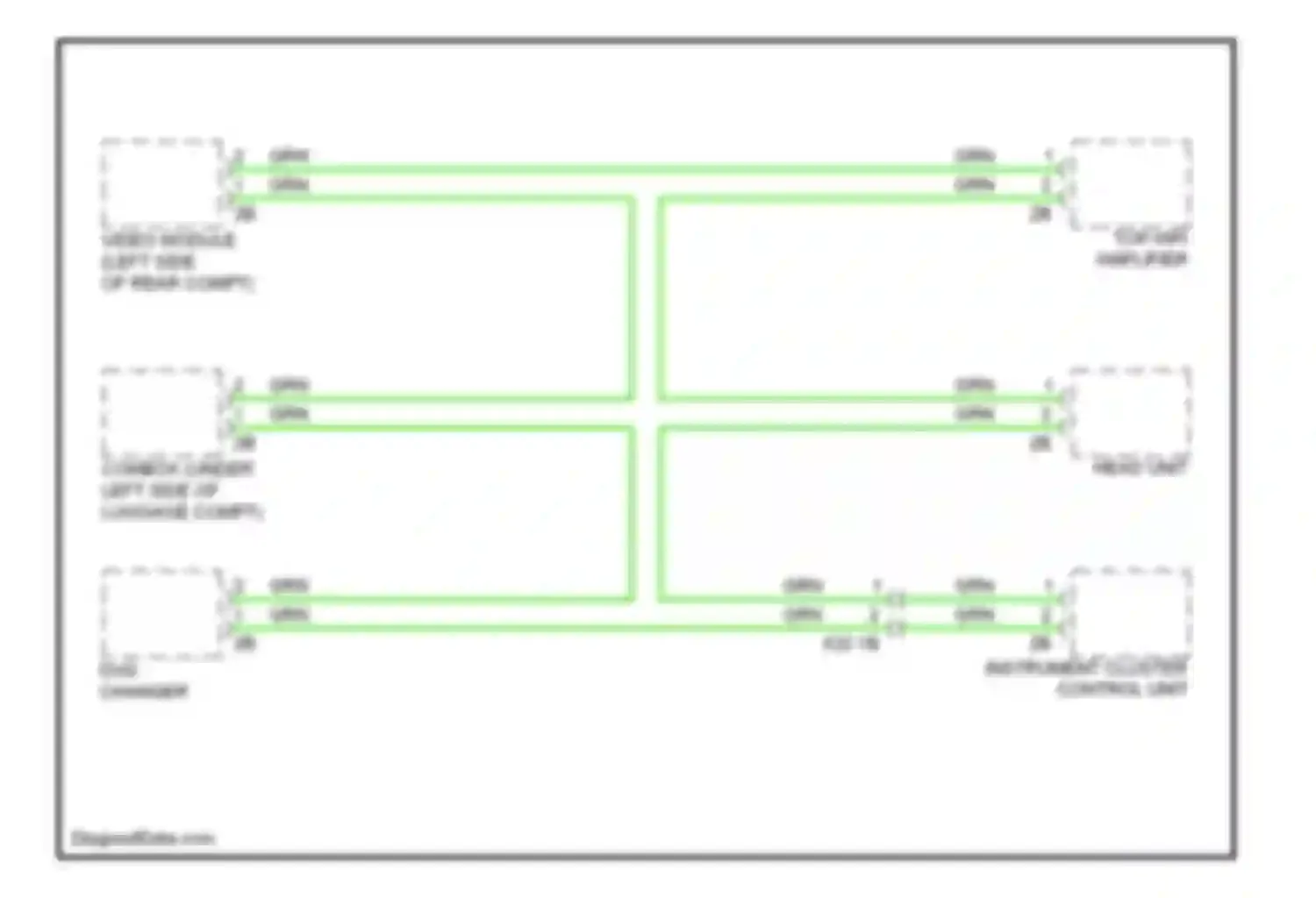 Wiring diagram instrument cluster control unit for BMW 3 series F30/F31 (2011-2015) (5 of 9)