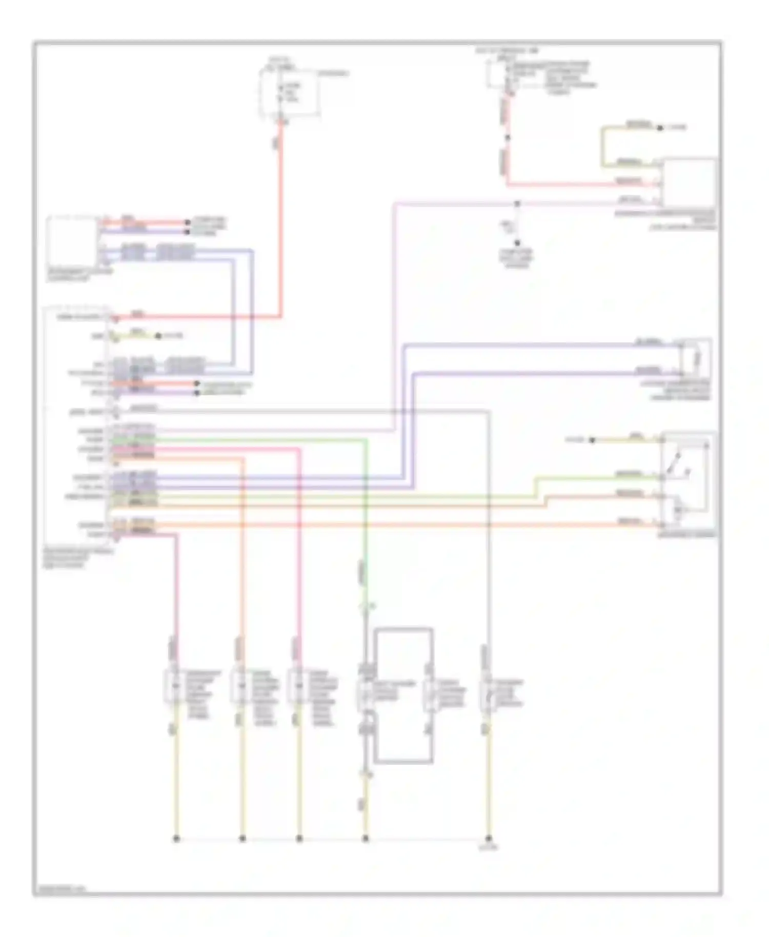 Wiring diagram level sens for BMW 3 series F30/F31 (2011-2015) (1 of 2)