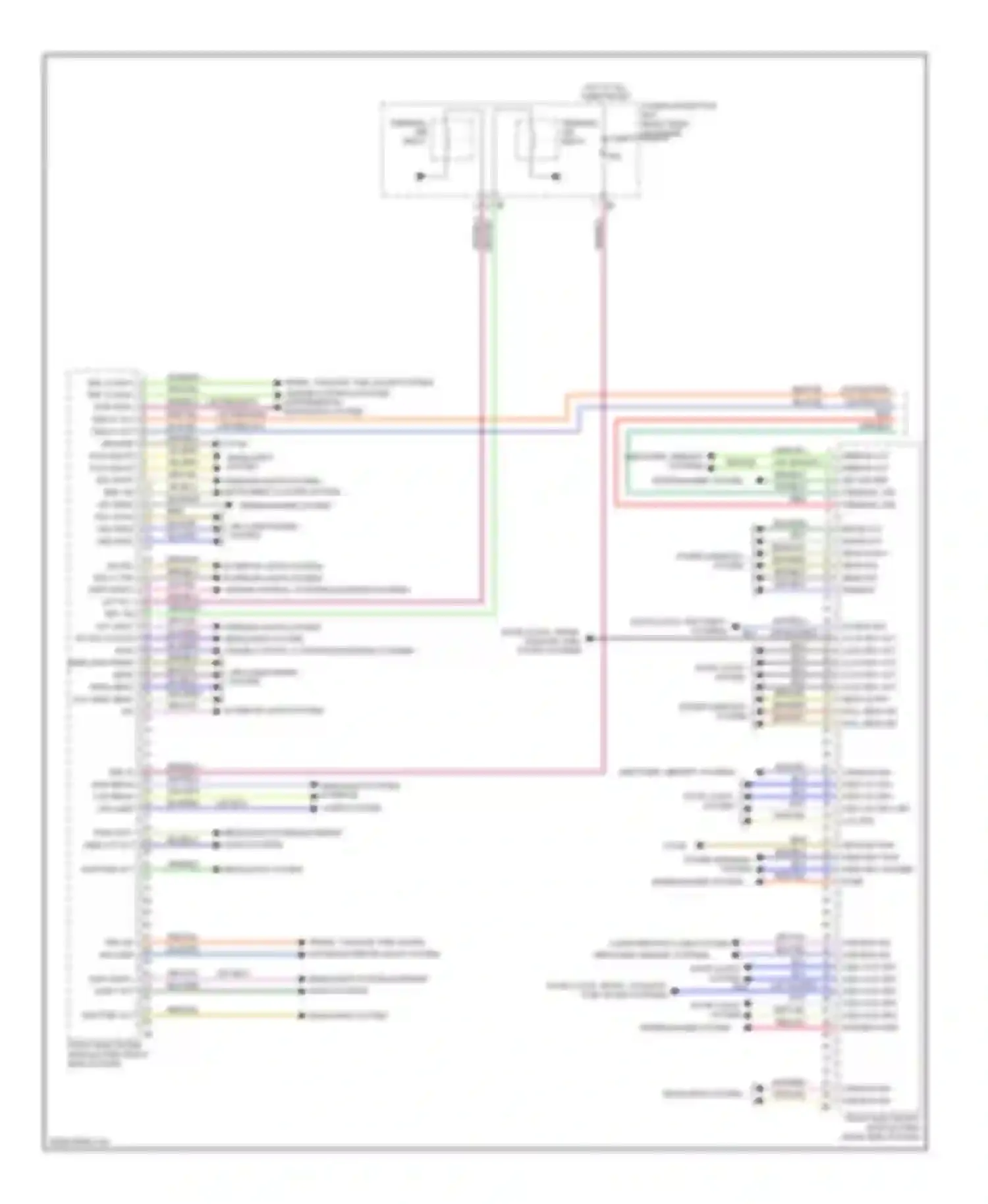 Wiring diagram line bus sig cen loc drv cen loc drv cen loc drv cen loc drv for BMW 3 series F30/F31 (2011-2015) (1 of 1)
