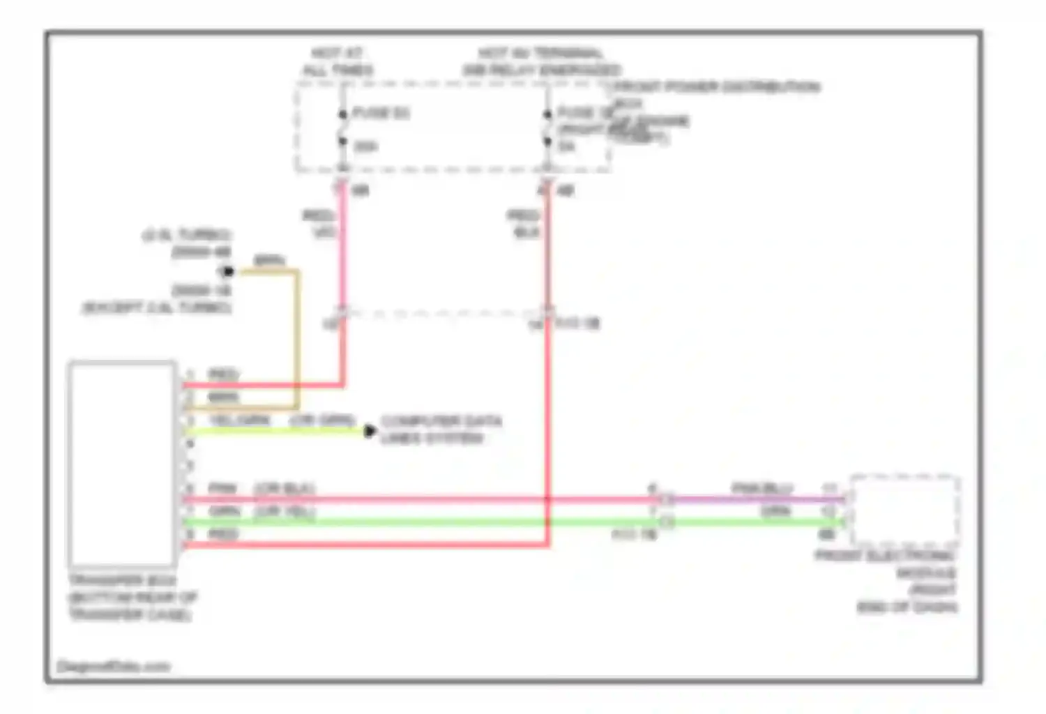 Wiring diagram red for BMW 3 series F30/F31 (2011-2015) (79 of 284)