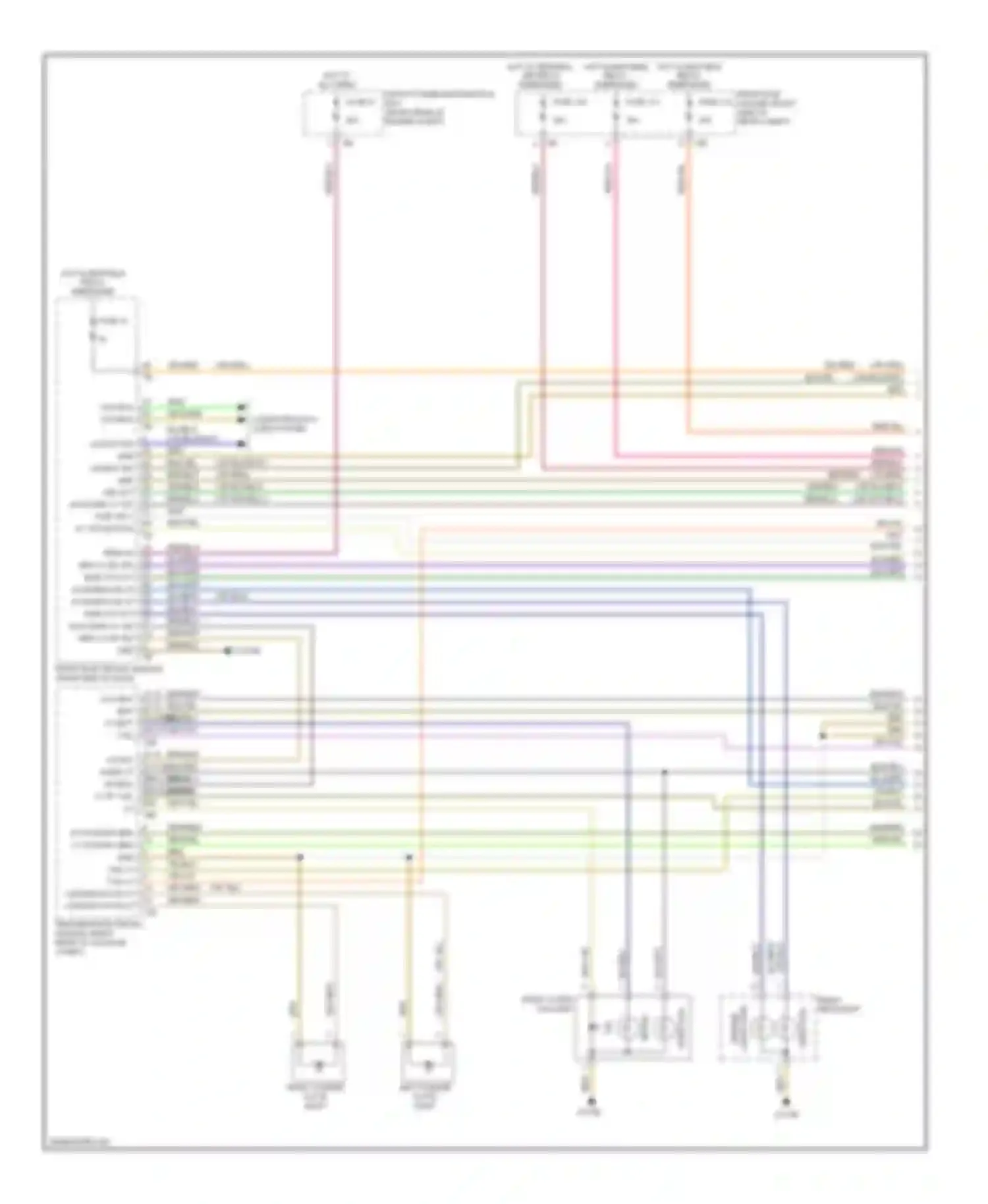 Wiring diagram right headlight for BMW 3 series F30/F31 (2011-2015) (5 of 21)