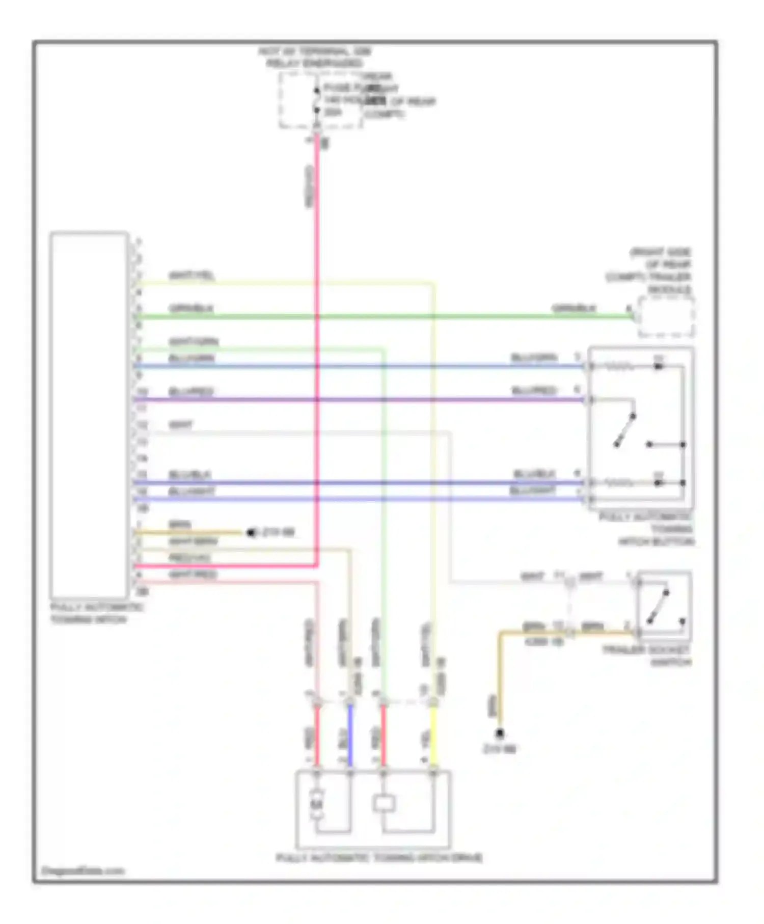 Wiring diagram wht for BMW 3 series F30/F31 (2011-2015) (41 of 204)