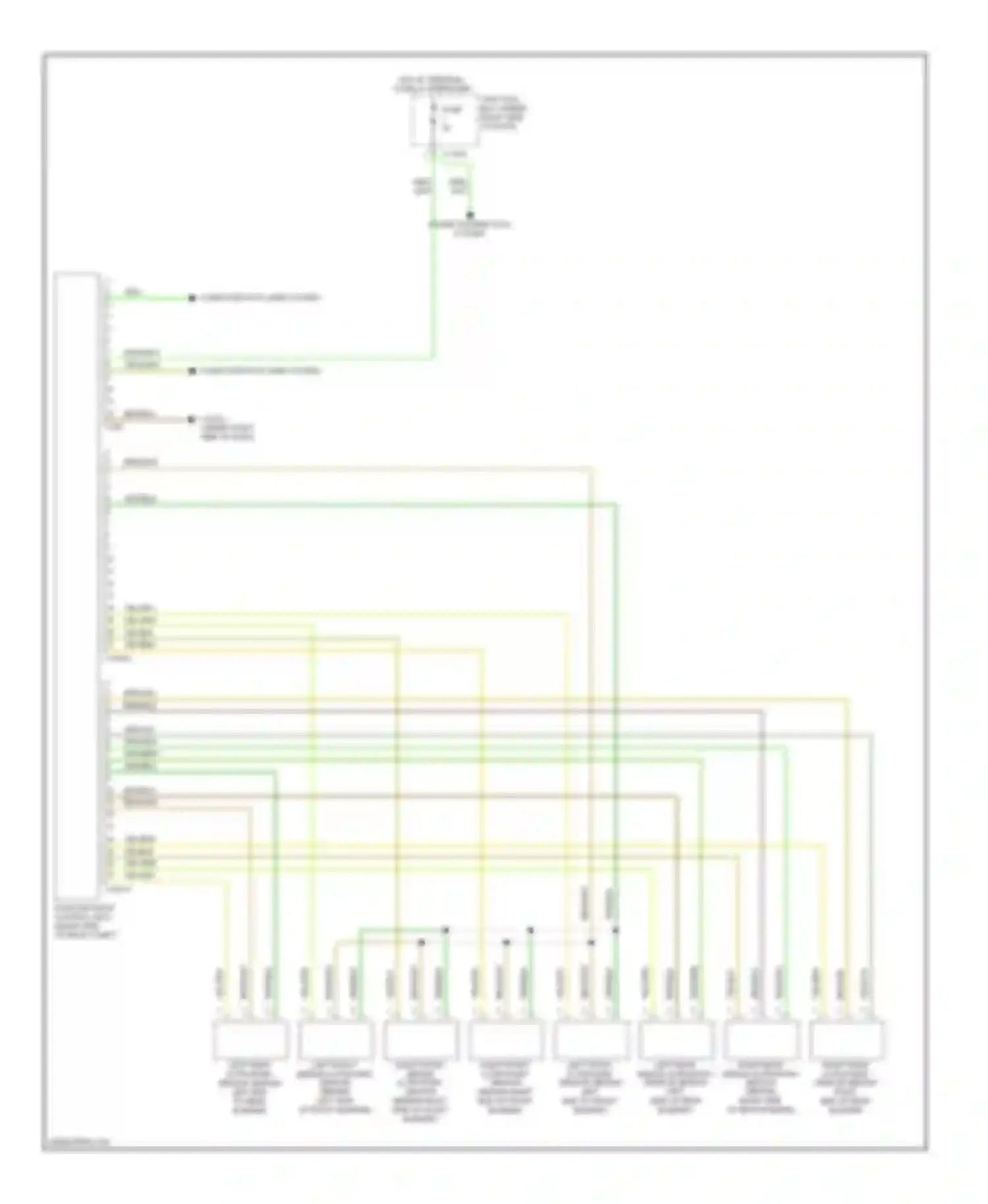 Wiring diagram yel/gry for BMW 3 series F30/F31 (2011-2015) (2 of 9)