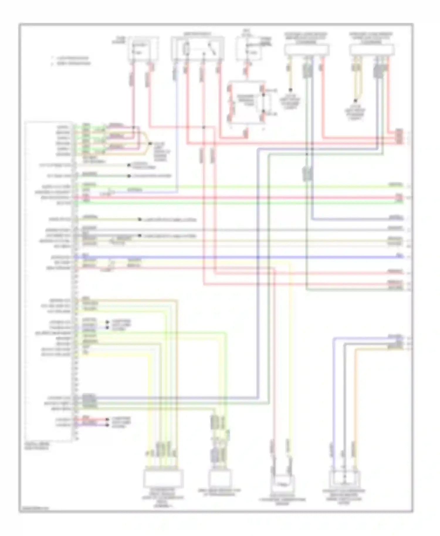 3 series GT BMW F34 (2011-2016): Wiring diagram engine performance 2.0l turbo diesel (1 of 7)