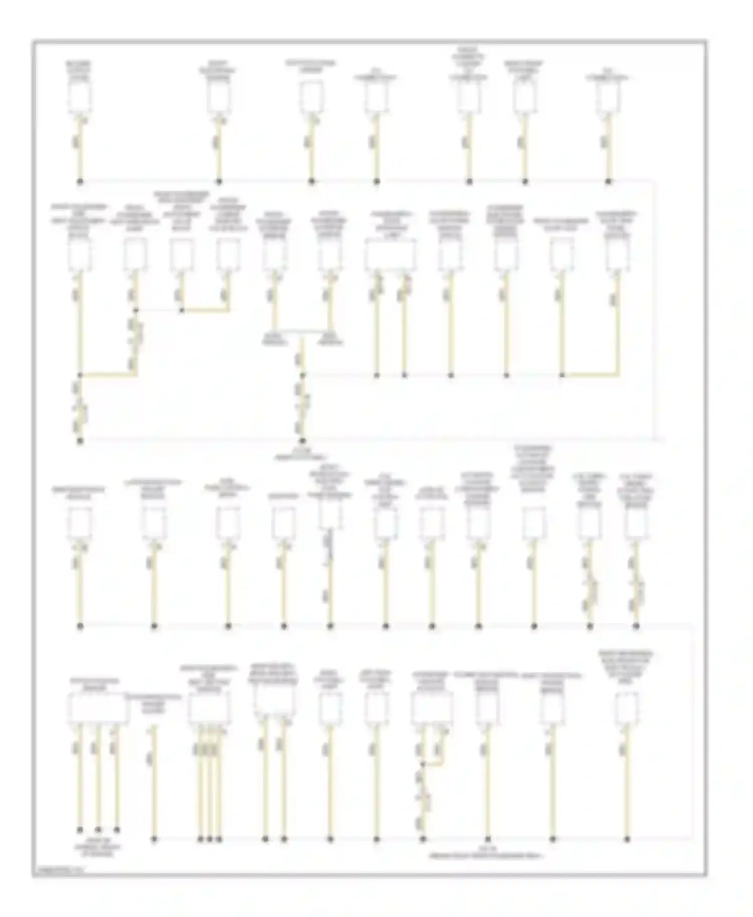 3 series GT BMW F34 (2011-2016): Ground distribution circuit (2 of 4)