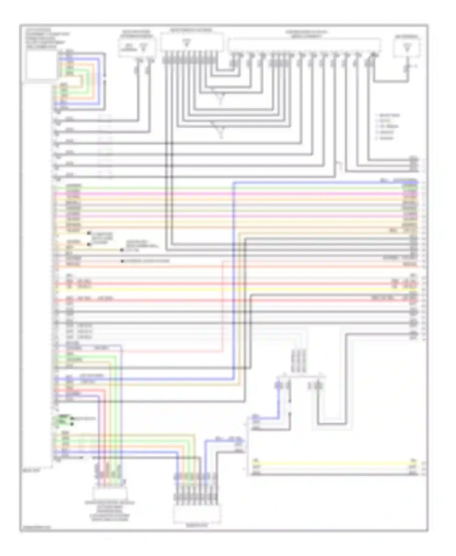 3 series GT BMW F34 (2011-2016): Navigation circuit, with hifi radio without active sound design (1 of 4)