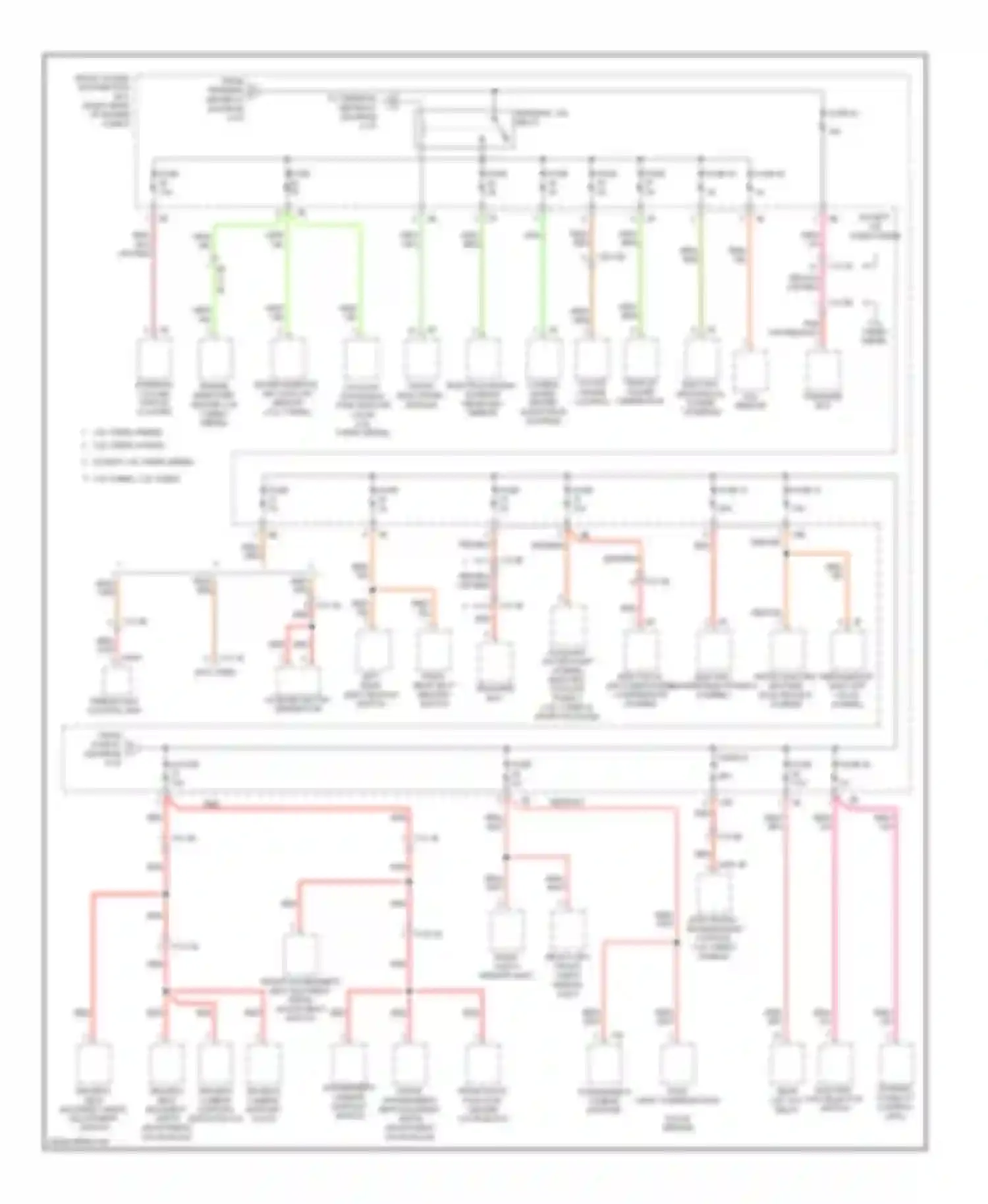 3 series GT BMW F34 (2011-2016): Power distribution circuit (2 of 6)