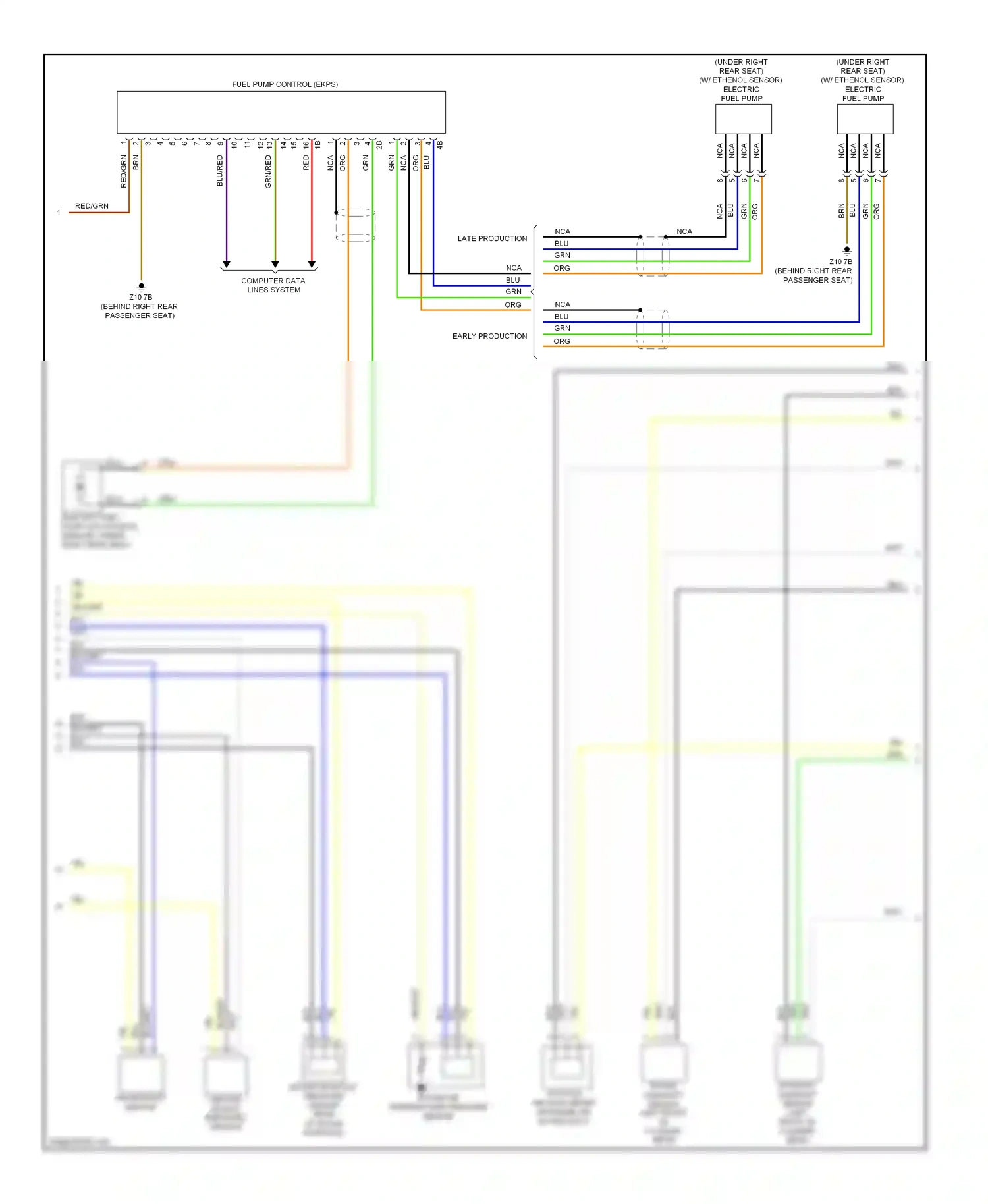 BMW 3 series GT F34 (2011-2016) blu wiring diagram  (29 of 154)