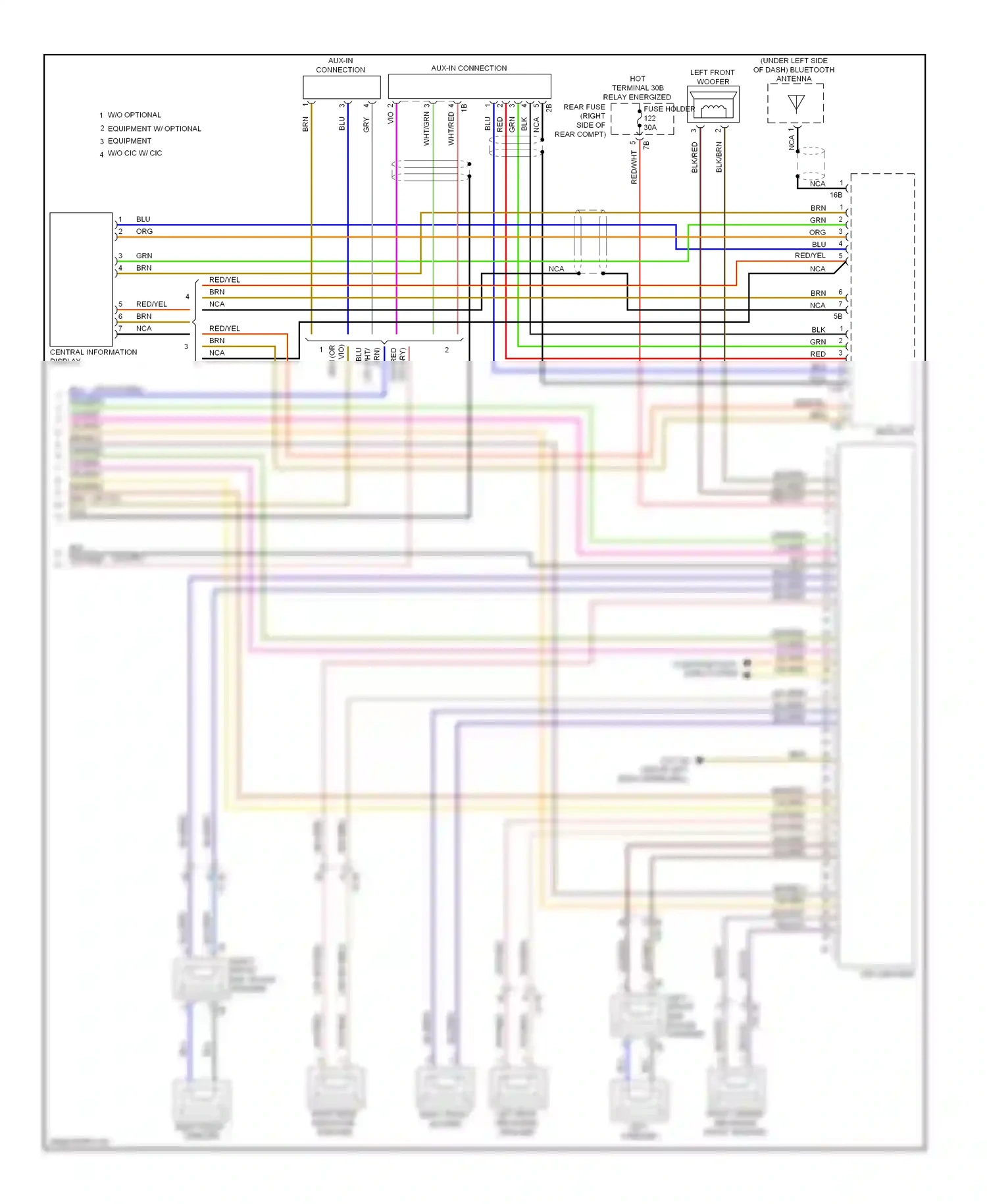BMW 3 series GT F34 (2011-2016) blu/grn wiring diagram  (13 of 31)