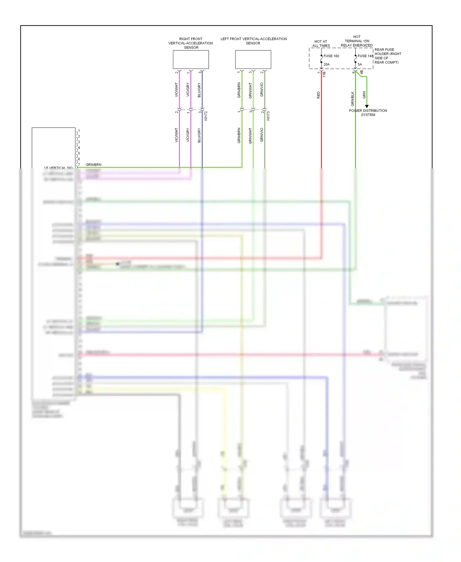 BMW 3 series GT F34 (2011-2016) blu/gry wiring diagram  (4 of 33)