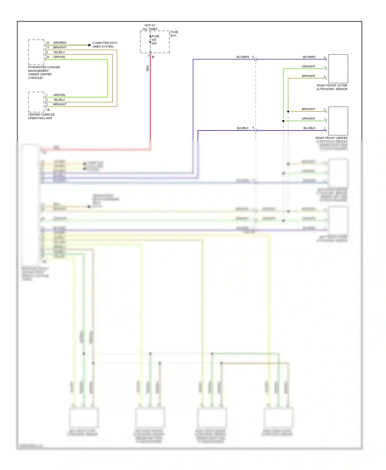 BMW 3 series GT F34 (2011-2016) blu/red wiring diagram  (47 of 149)