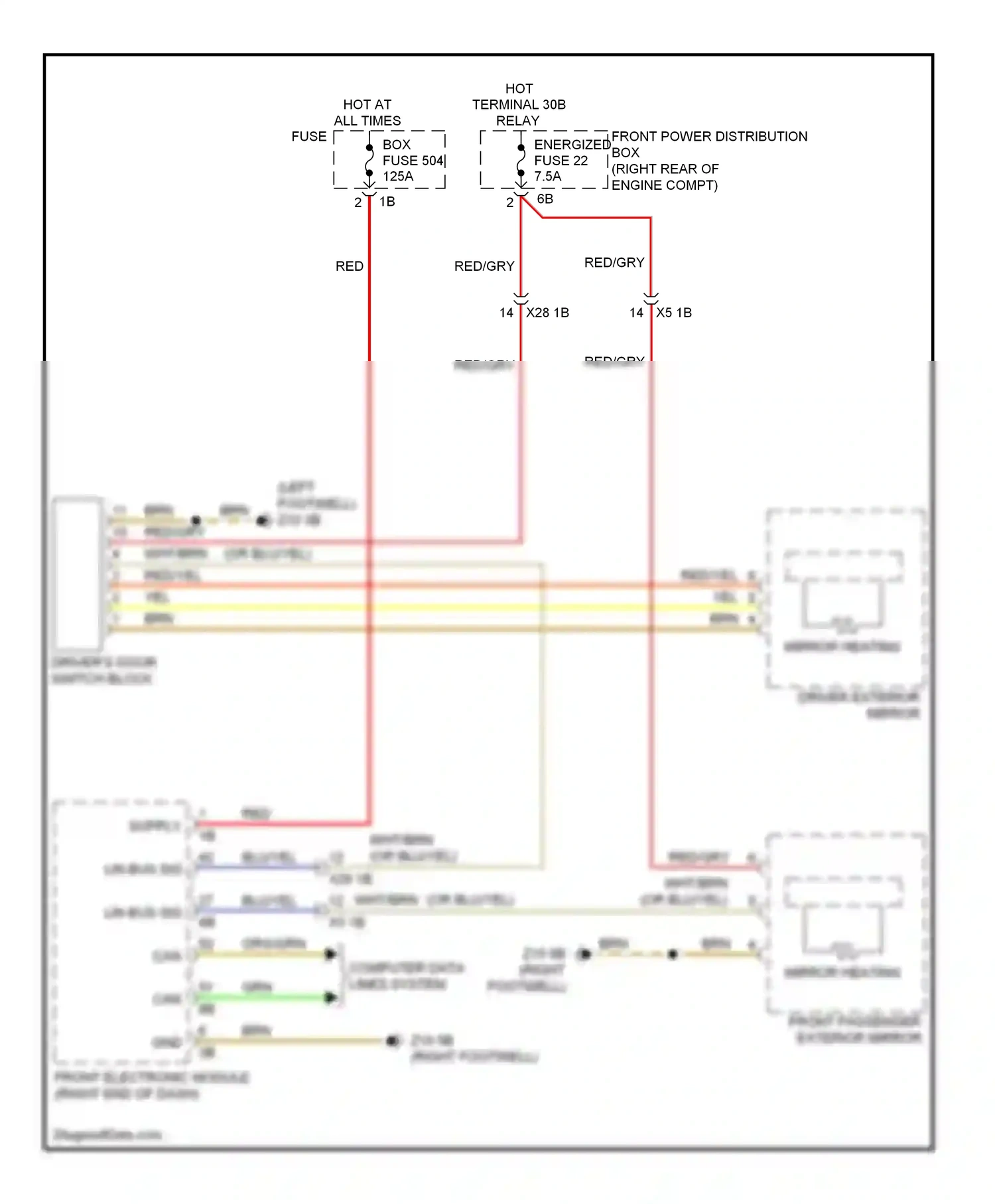 BMW 3 series GT F34 (2011-2016) computer data lines system wiring diagram  (16 of 153)