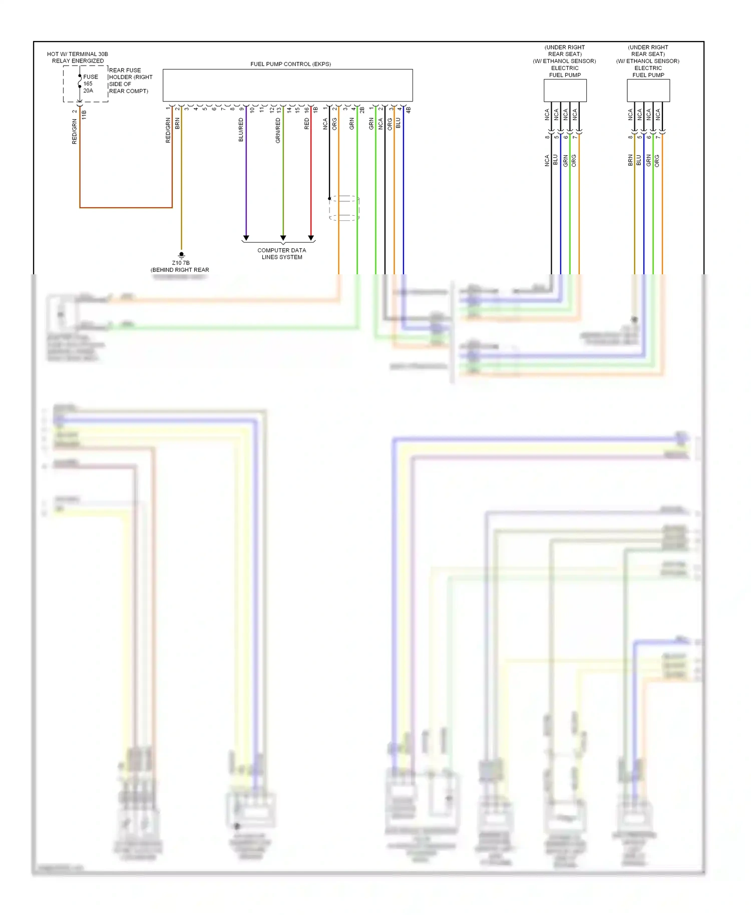 BMW 3 series GT F34 (2011-2016) computer data lines system wiring diagram  (120 of 153)