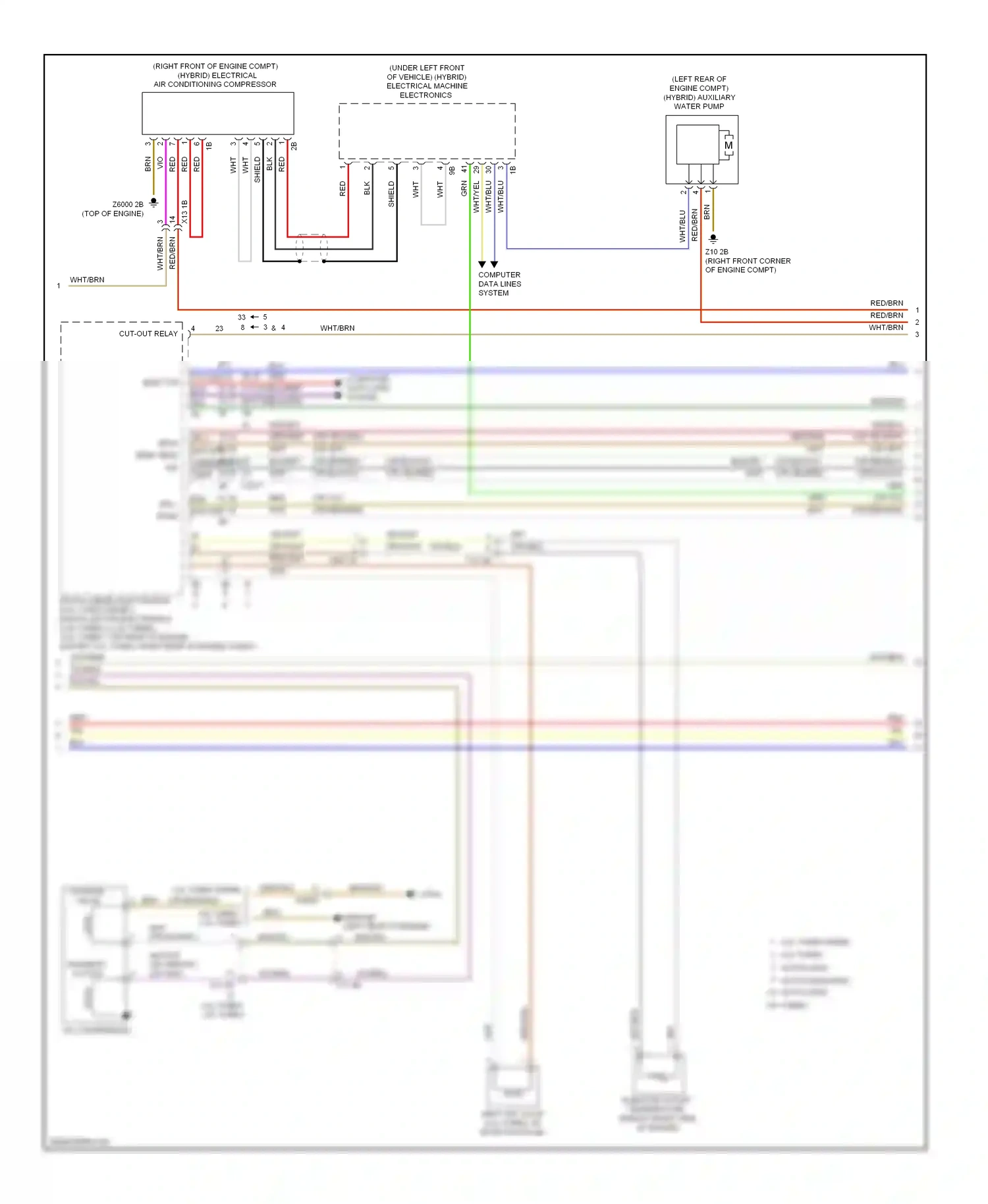 BMW 3 series GT F34 (2011-2016) control valve wiring diagram  (1 of 1)