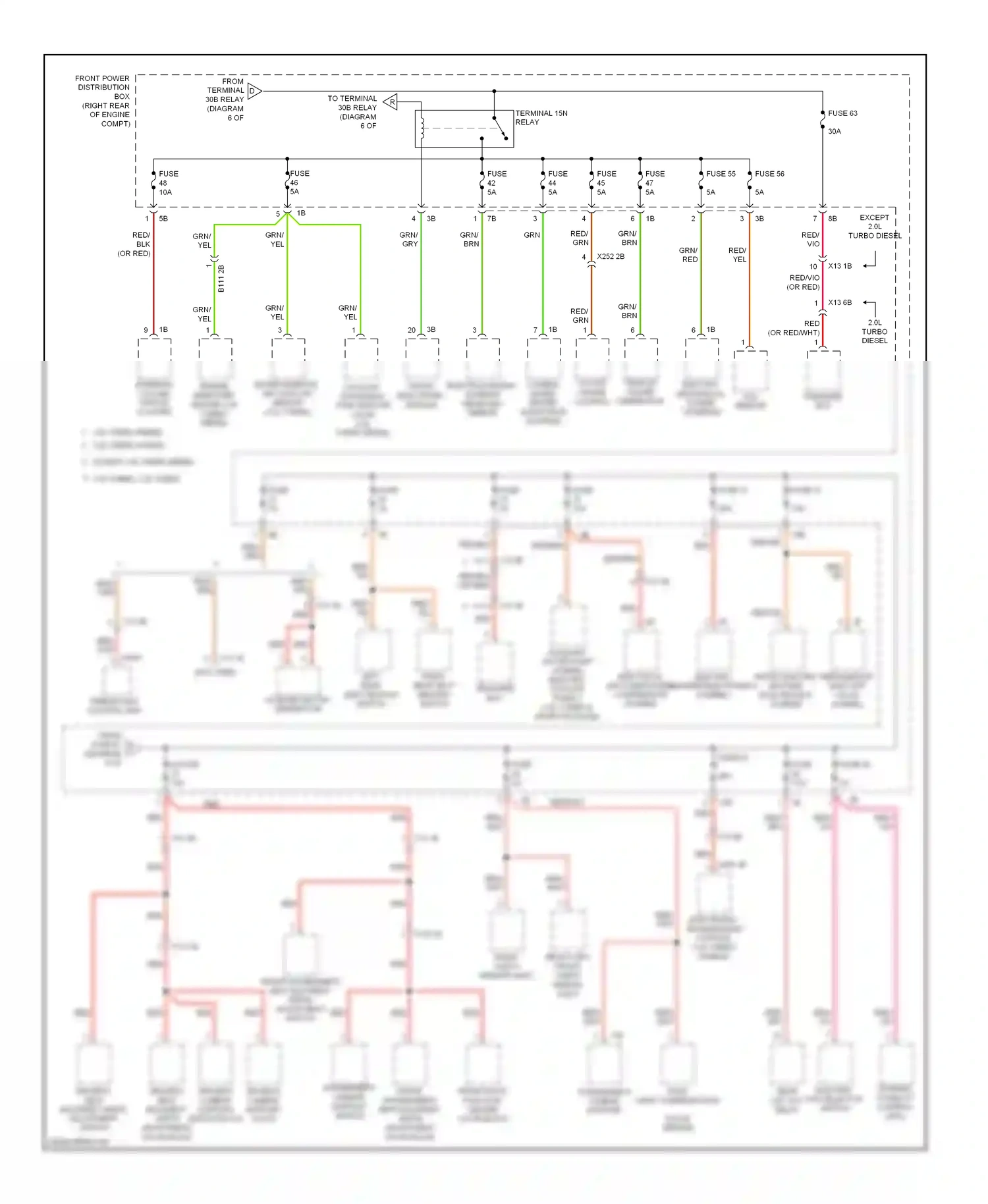 BMW 3 series GT F34 (2011-2016) electric- machine electronics wiring diagram  (2 of 2)