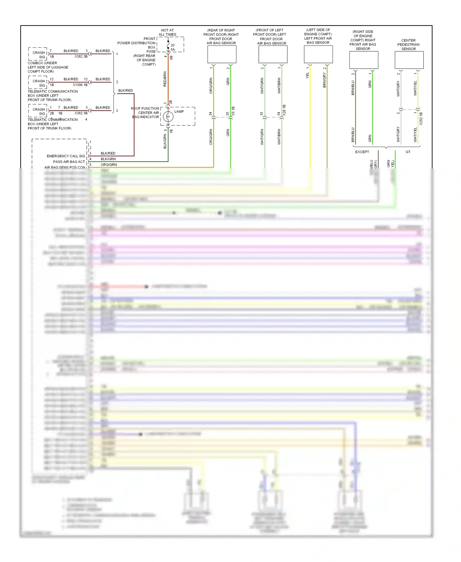 BMW 3 series GT F34 (2011-2016) except gt wiring diagram  (2 of 3)