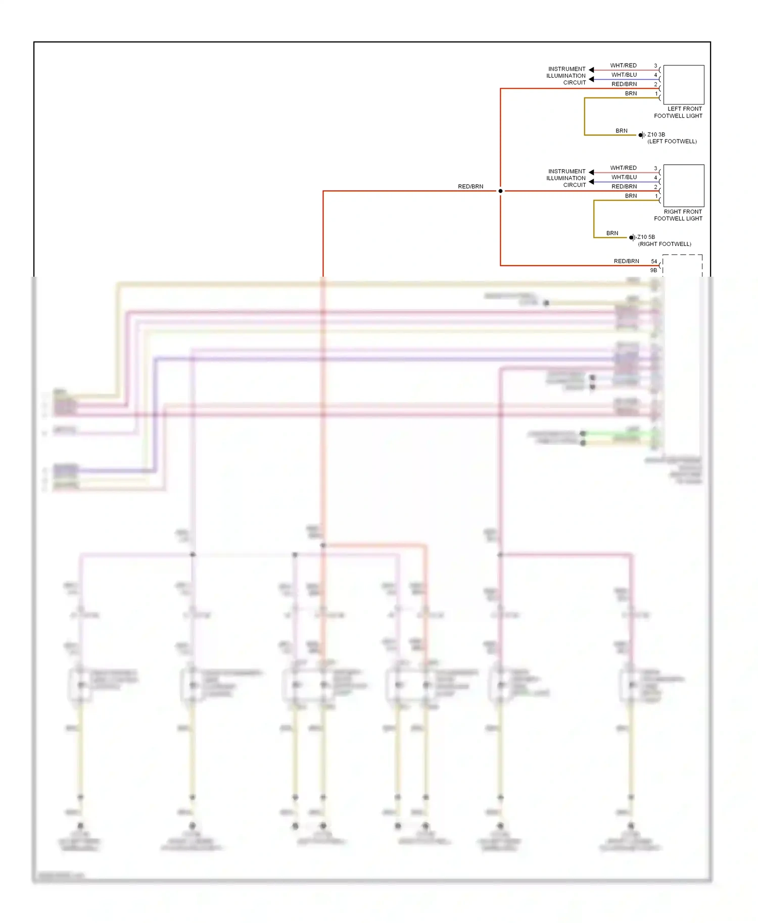 BMW 3 series GT F34 (2011-2016) front electronic module wiring diagram  (24 of 41)