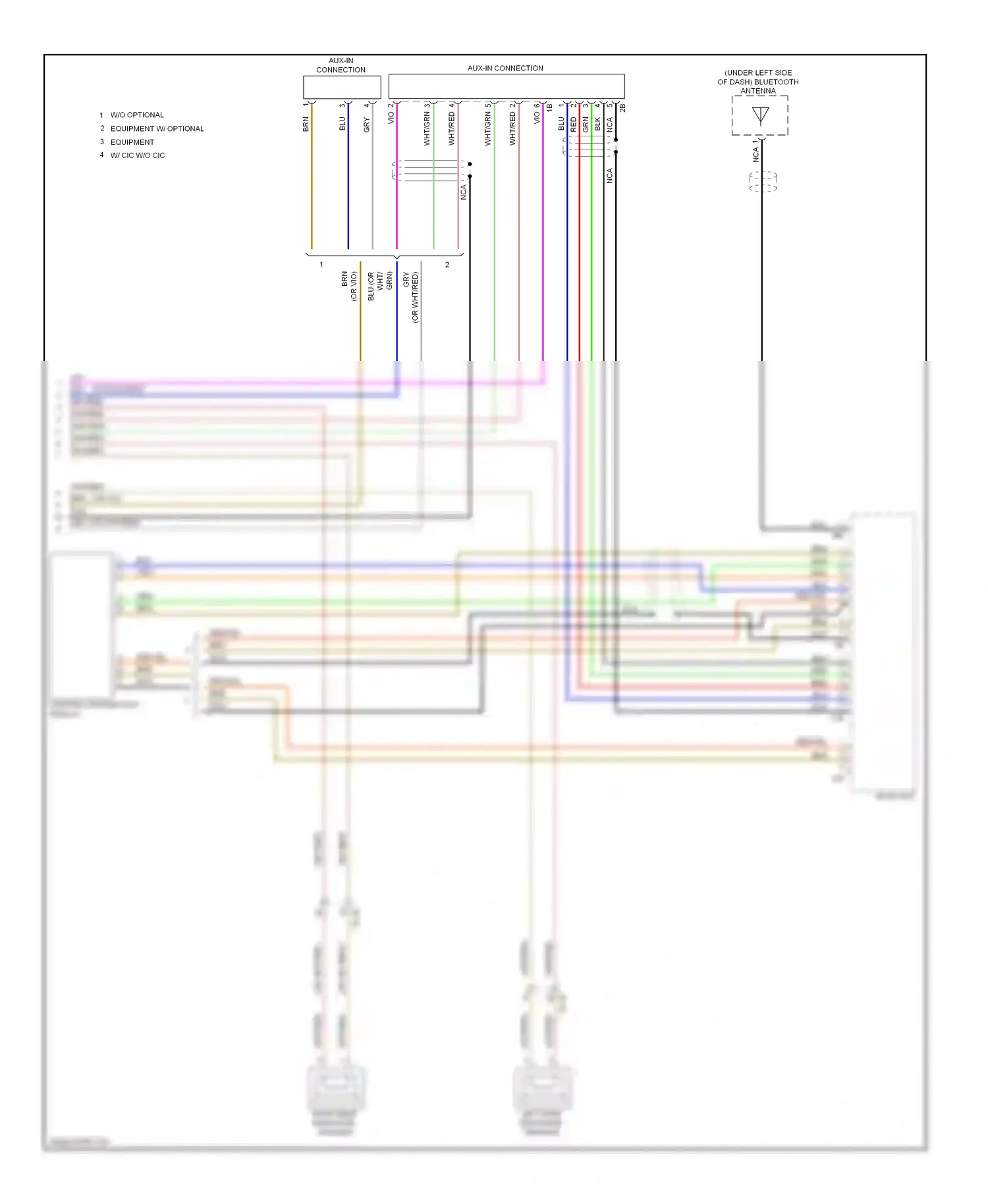 BMW 3 series GT F34 (2011-2016) head unit wiring diagram  (13 of 54)