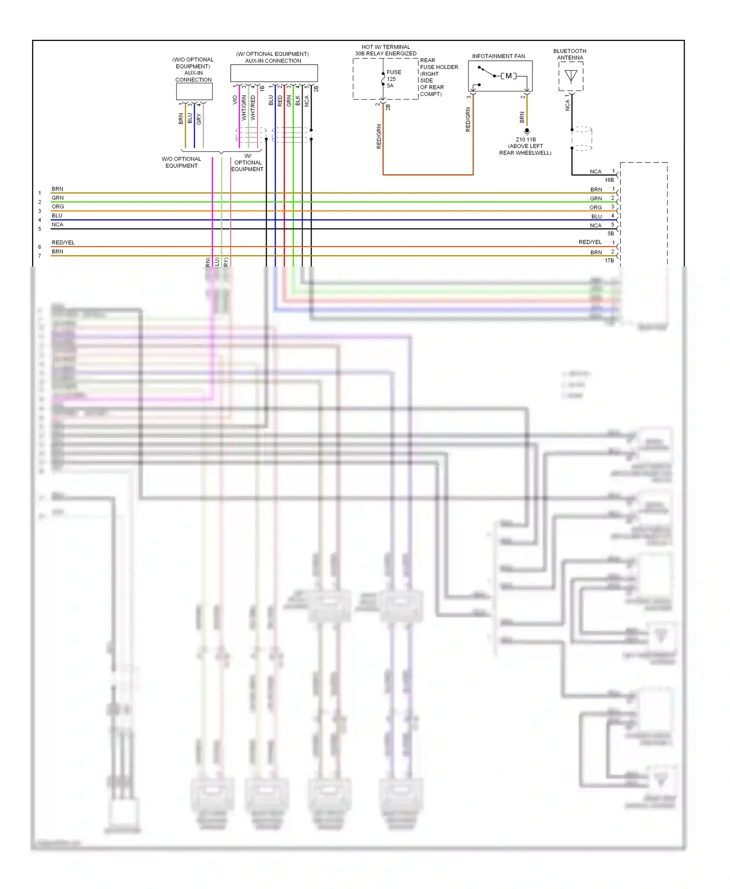 BMW 3 series GT F34 (2011-2016) nca wiring diagram  (32 of 113)
