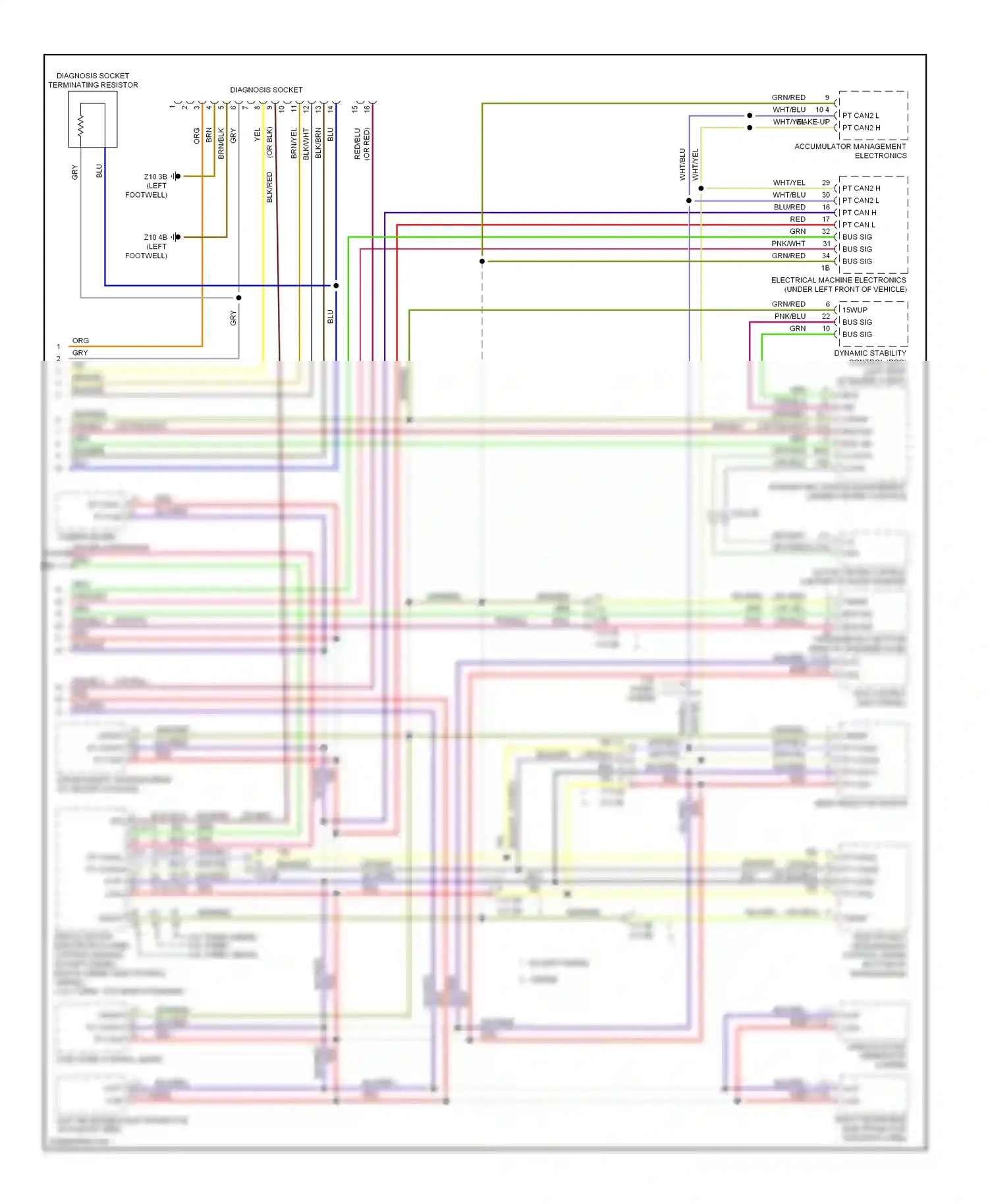 BMW 3 series GT F34 (2011-2016) red wiring diagram  (14 of 177)