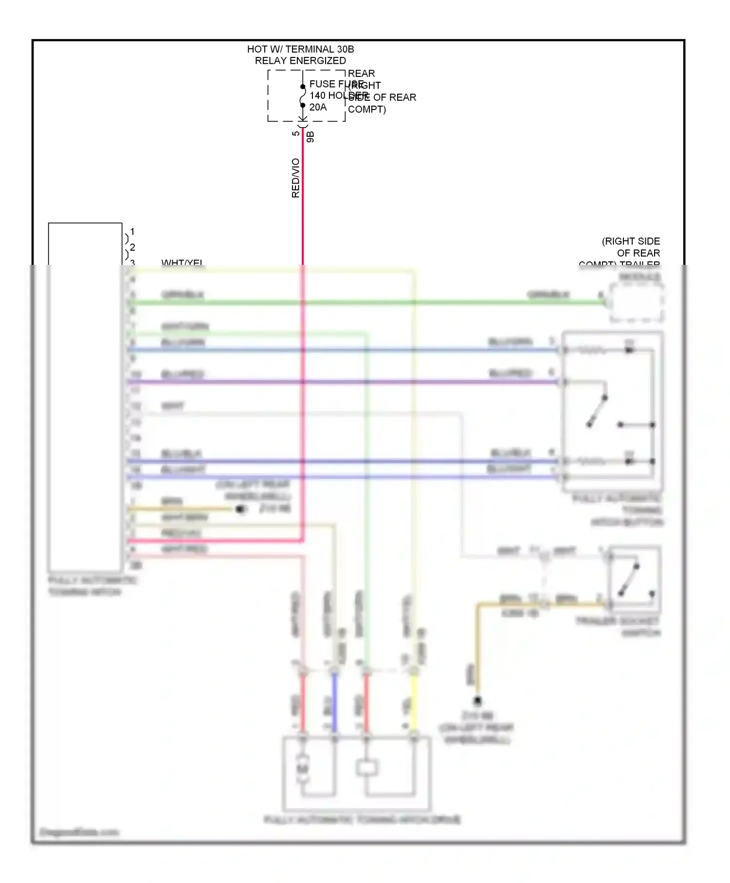 BMW 3 series GT F34 (2011-2016) red wiring diagram  (2 of 177)