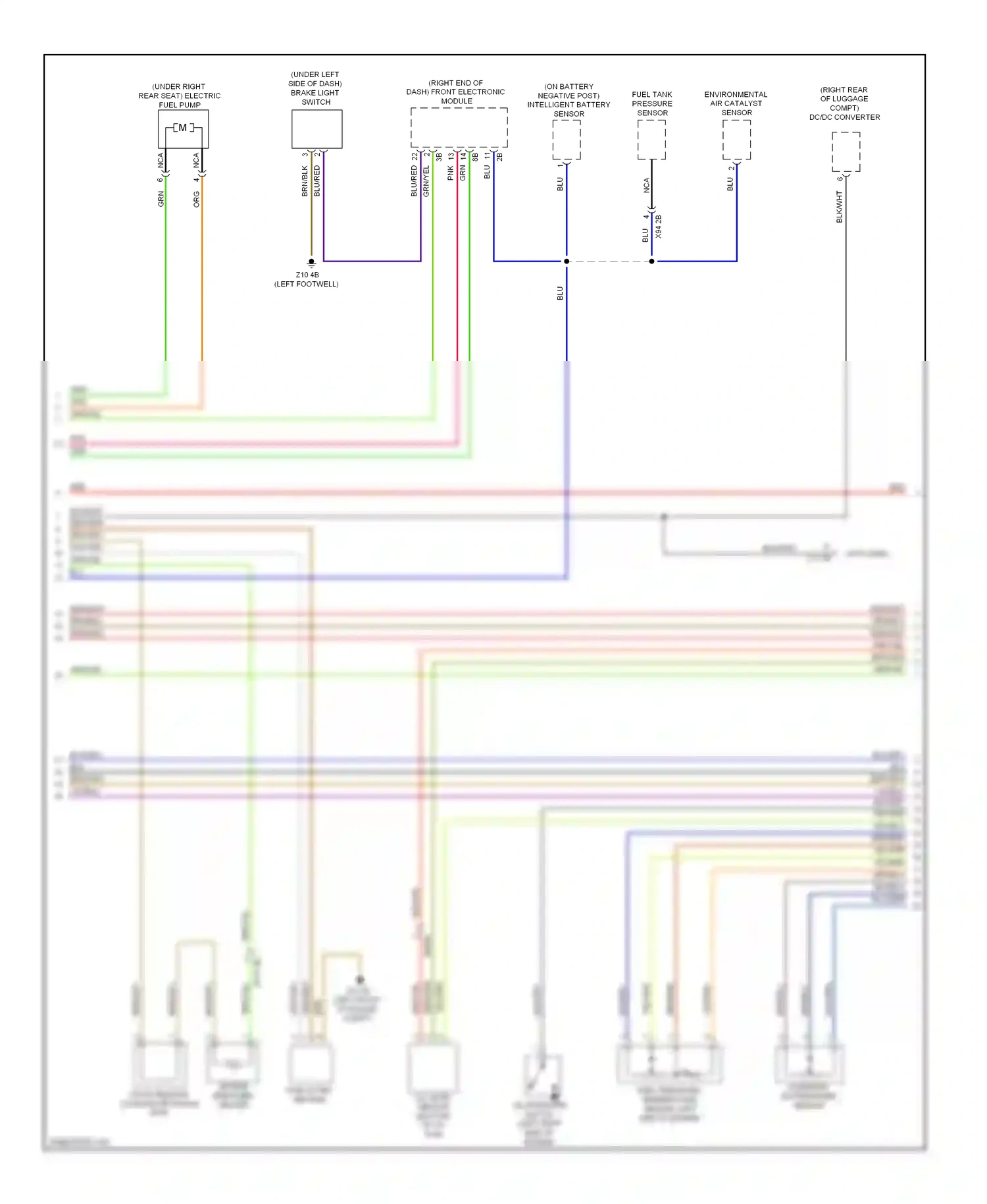 BMW 3 series GT F34 (2011-2016) red wiring diagram  (99 of 177)