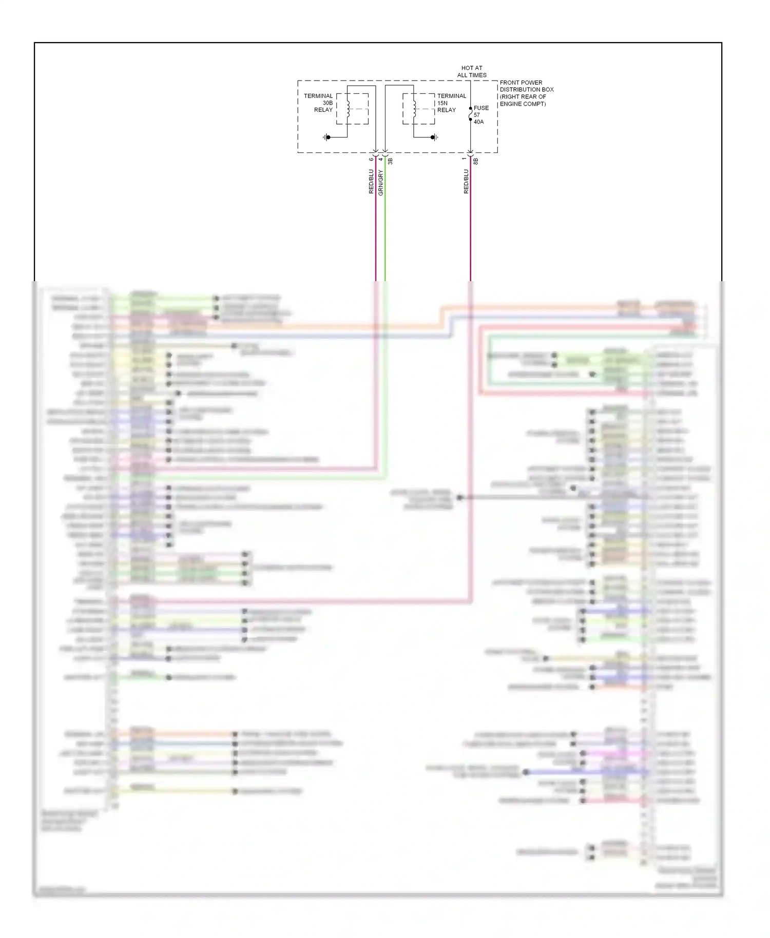 BMW 3 series GT F34 (2011-2016) red wiring diagram  (17 of 177)