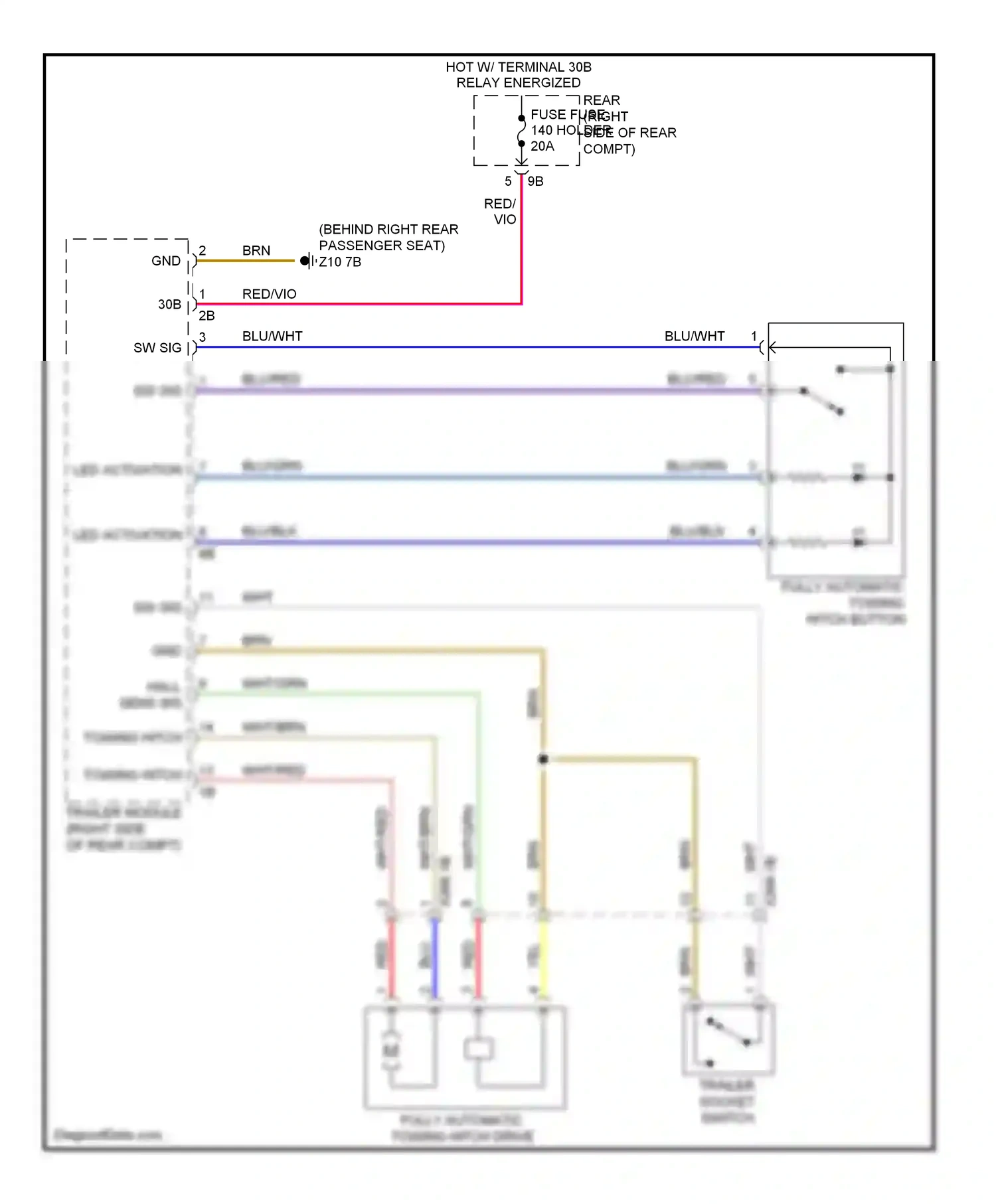 BMW 3 series GT F34 (2011-2016) relay energized wiring diagram  (2 of 61)