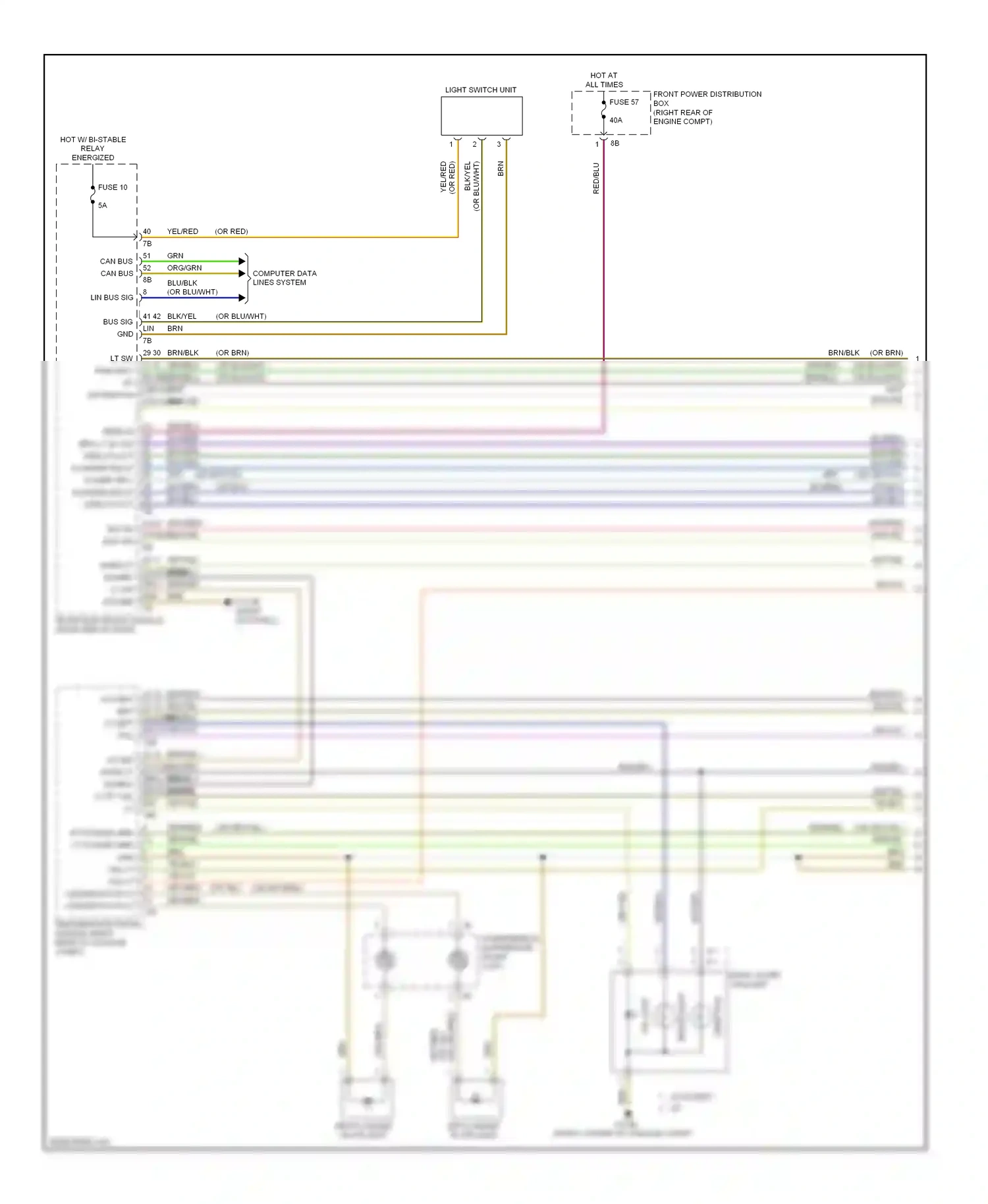 BMW 3 series GT F34 (2011-2016) rem rear electronic module wiring diagram  (4 of 5)