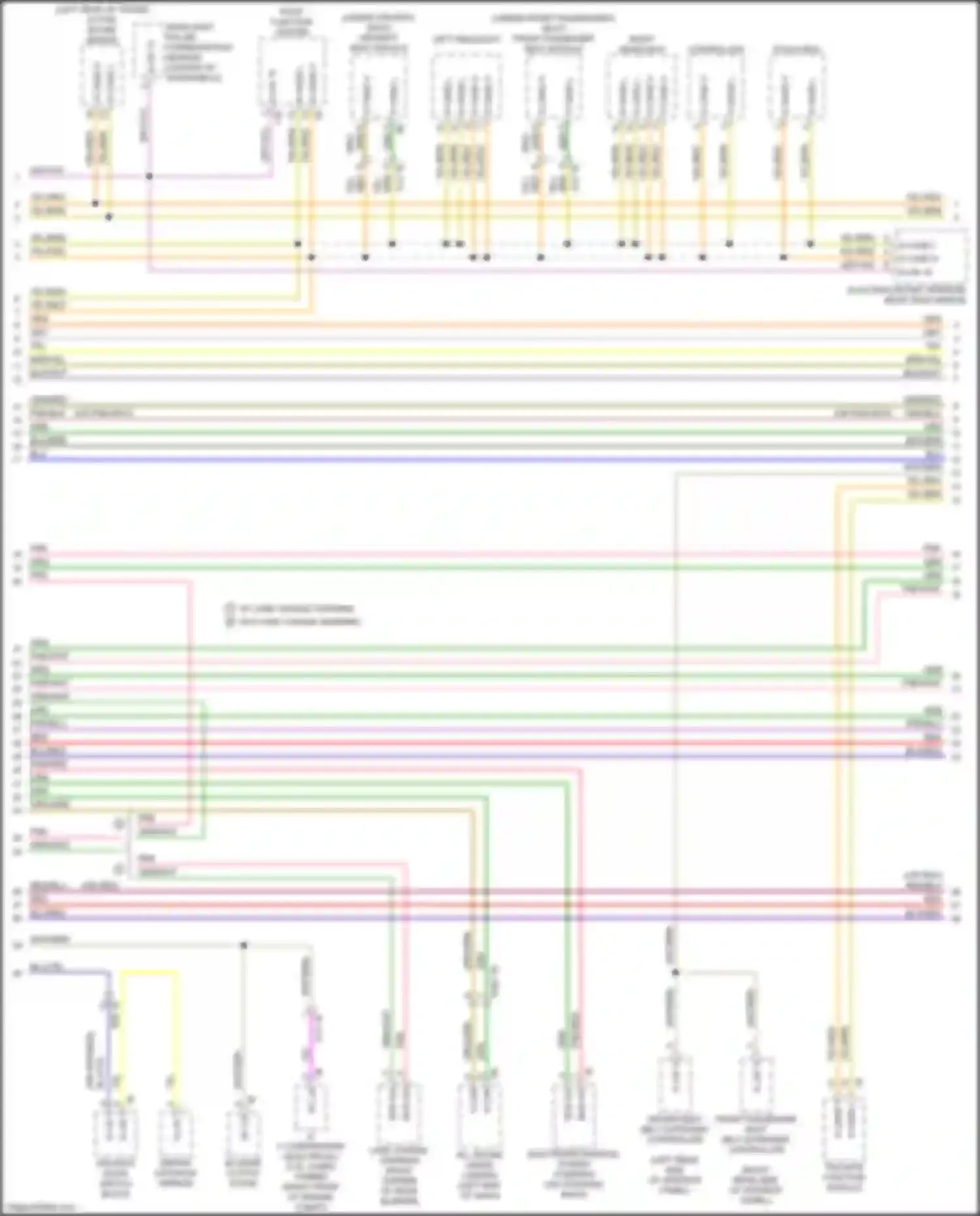 3 series GT BMW F34 facelift (2015-2020): Computer data lines circuit (2 of 5)