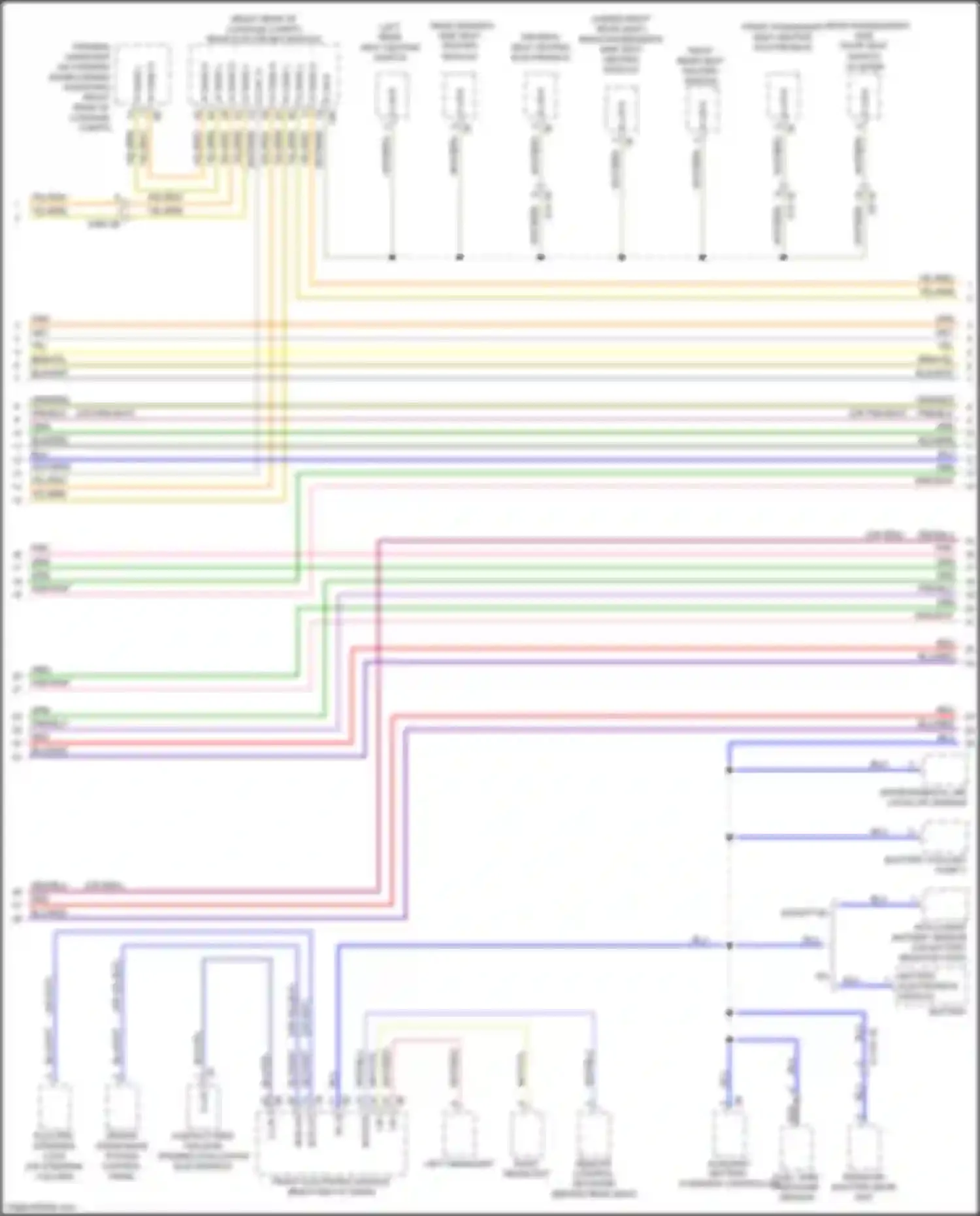 3 series GT BMW F34 facelift (2015-2020): Computer data lines circuit (3 of 5)