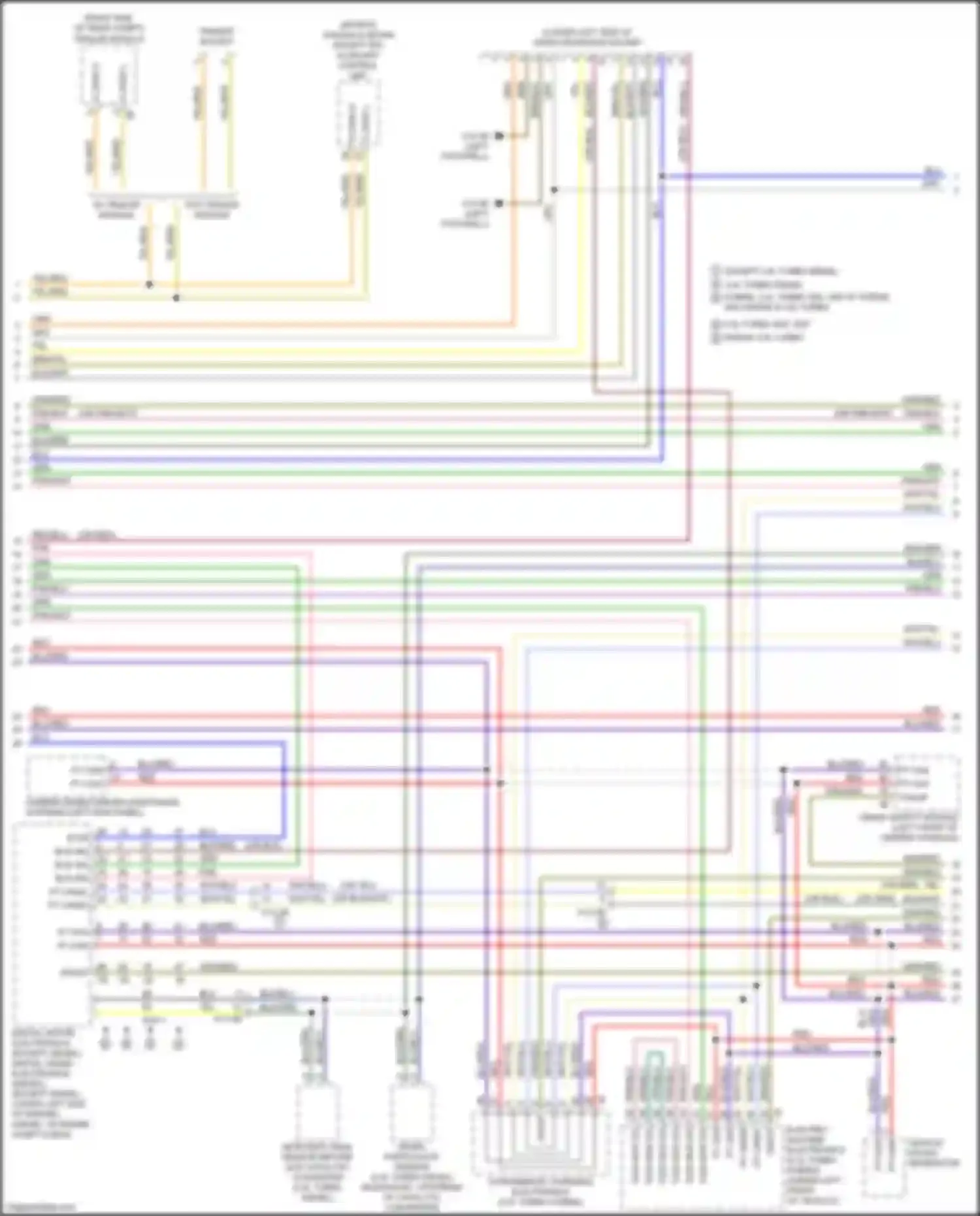 3 series GT BMW F34 facelift (2015-2020): Computer data lines circuit (4 of 5)