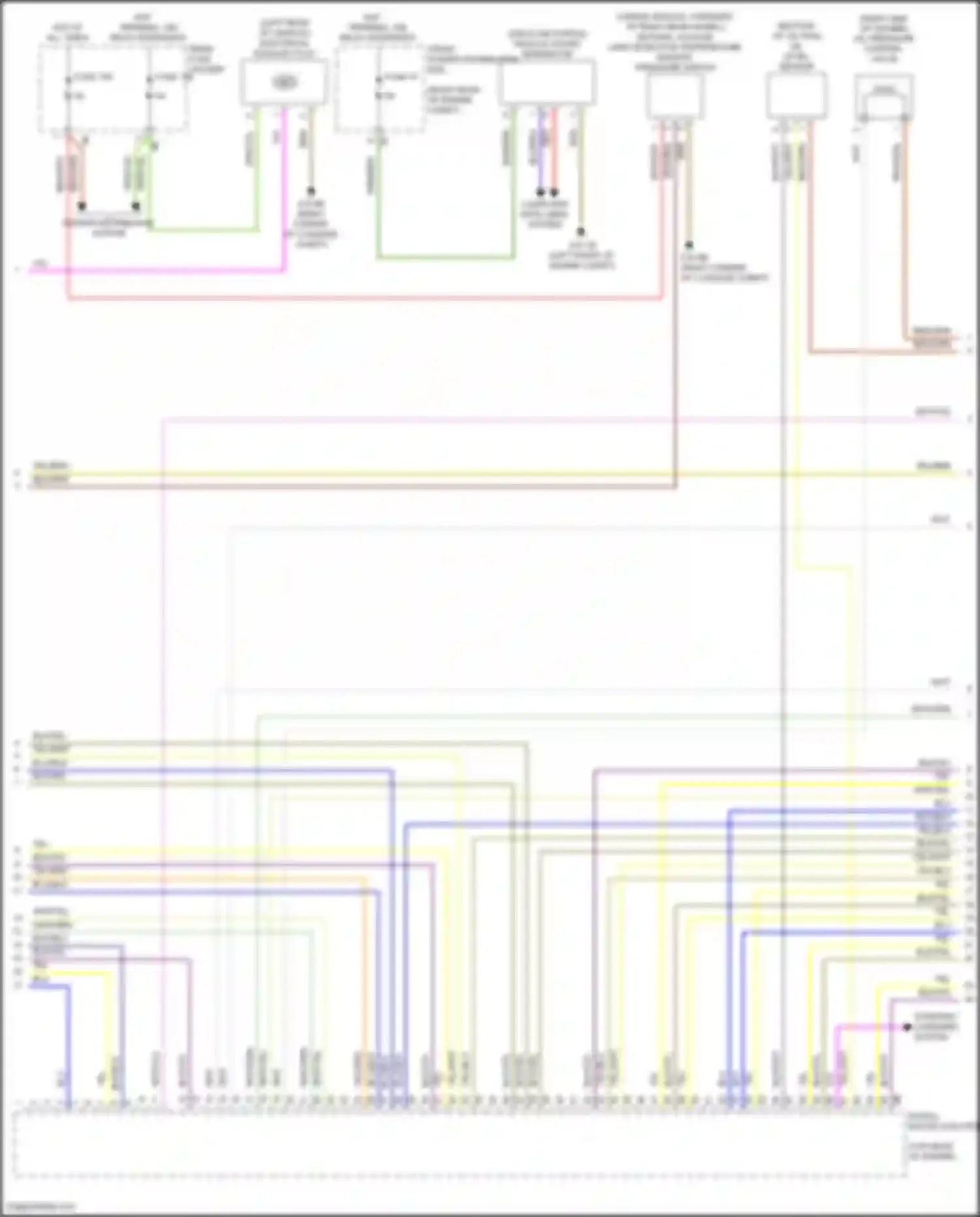 3 series GT BMW F34 facelift (2015-2020): Wiring diagram engine performance 2.0l turbo (2 of 6)