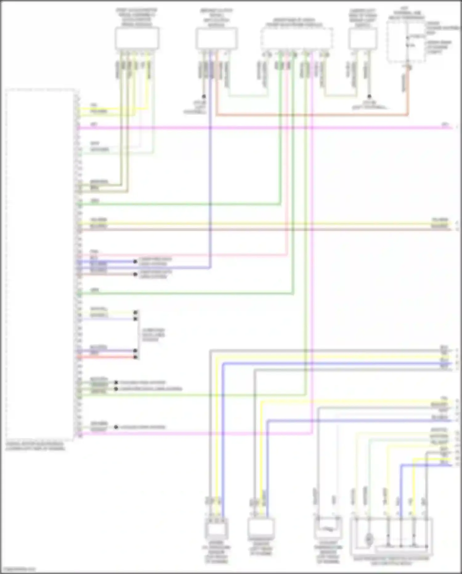 3 series GT BMW F34 facelift (2015-2020): Wiring diagram engine performance 3.0l turbo (1 of 6)