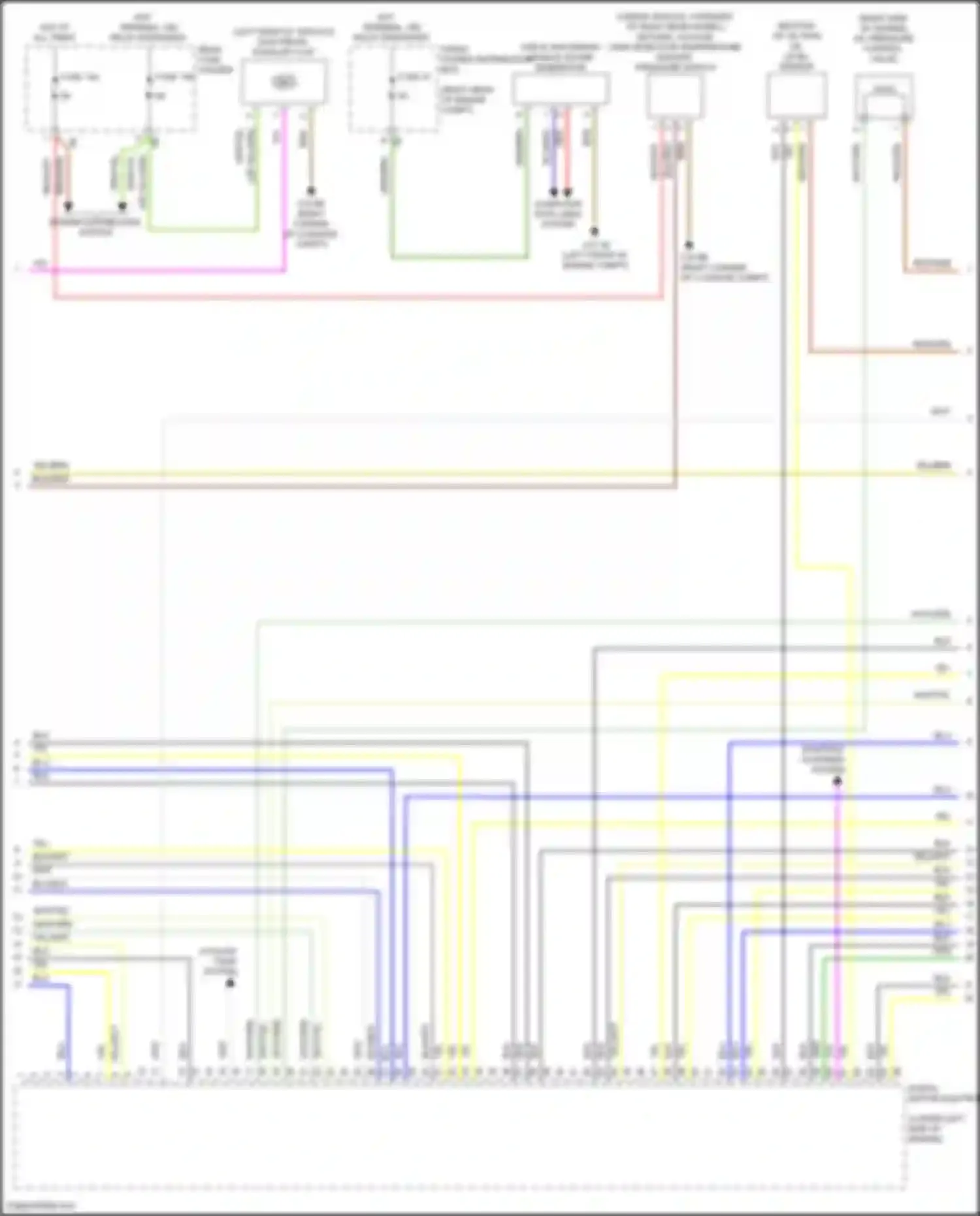 3 series GT BMW F34 facelift (2015-2020): Wiring diagram engine performance 3.0l turbo (2 of 6)