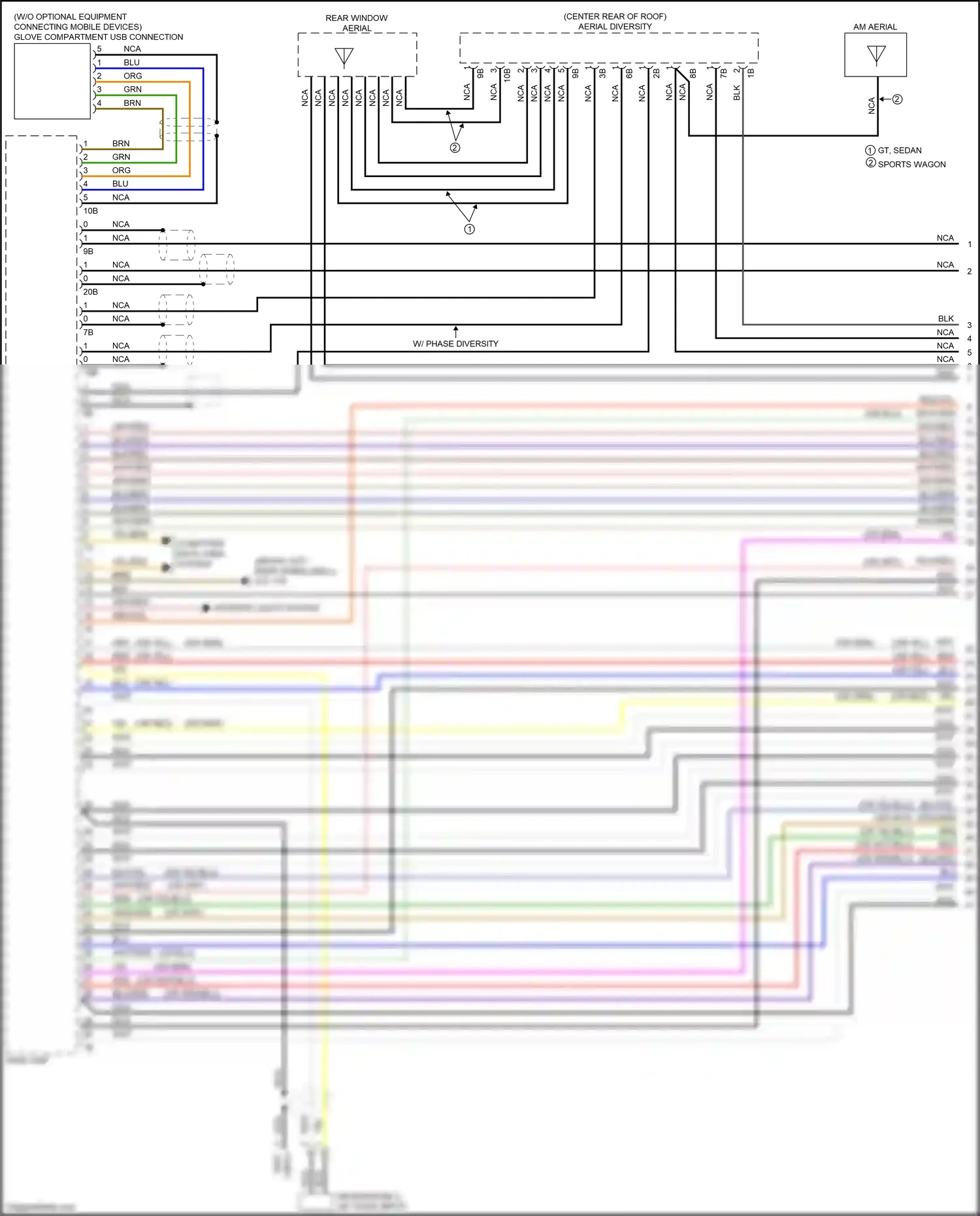 BMW 3 series GT F34 facelift (2015-2020) computer data lines system wiring diagram  (16 of 88)