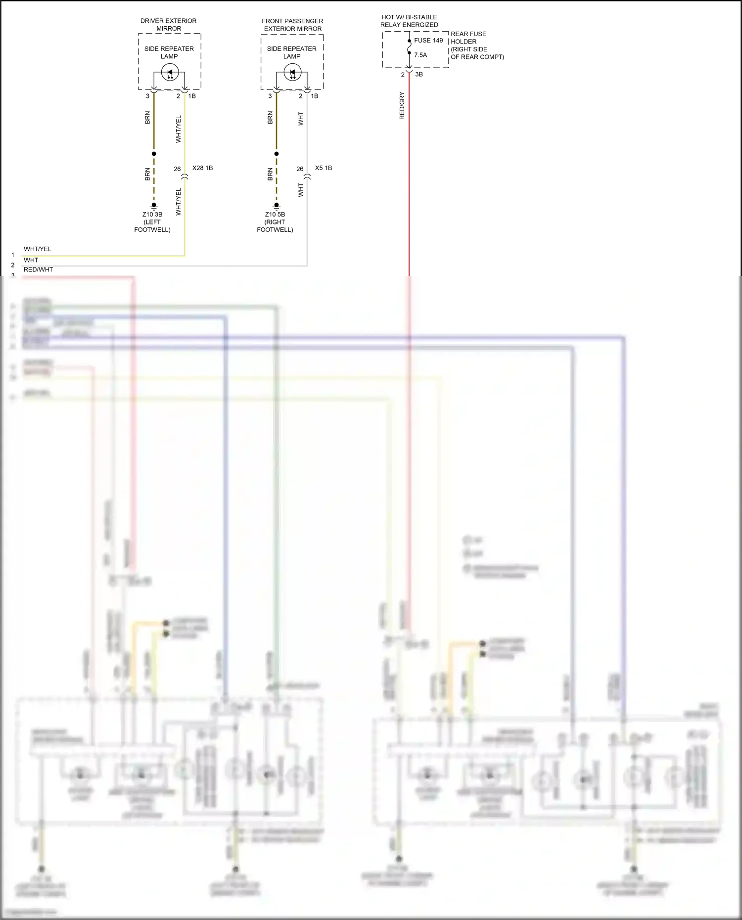 BMW 3 series GT F34 facelift (2015-2020) computer data lines system wiring diagram  (74 of 88)