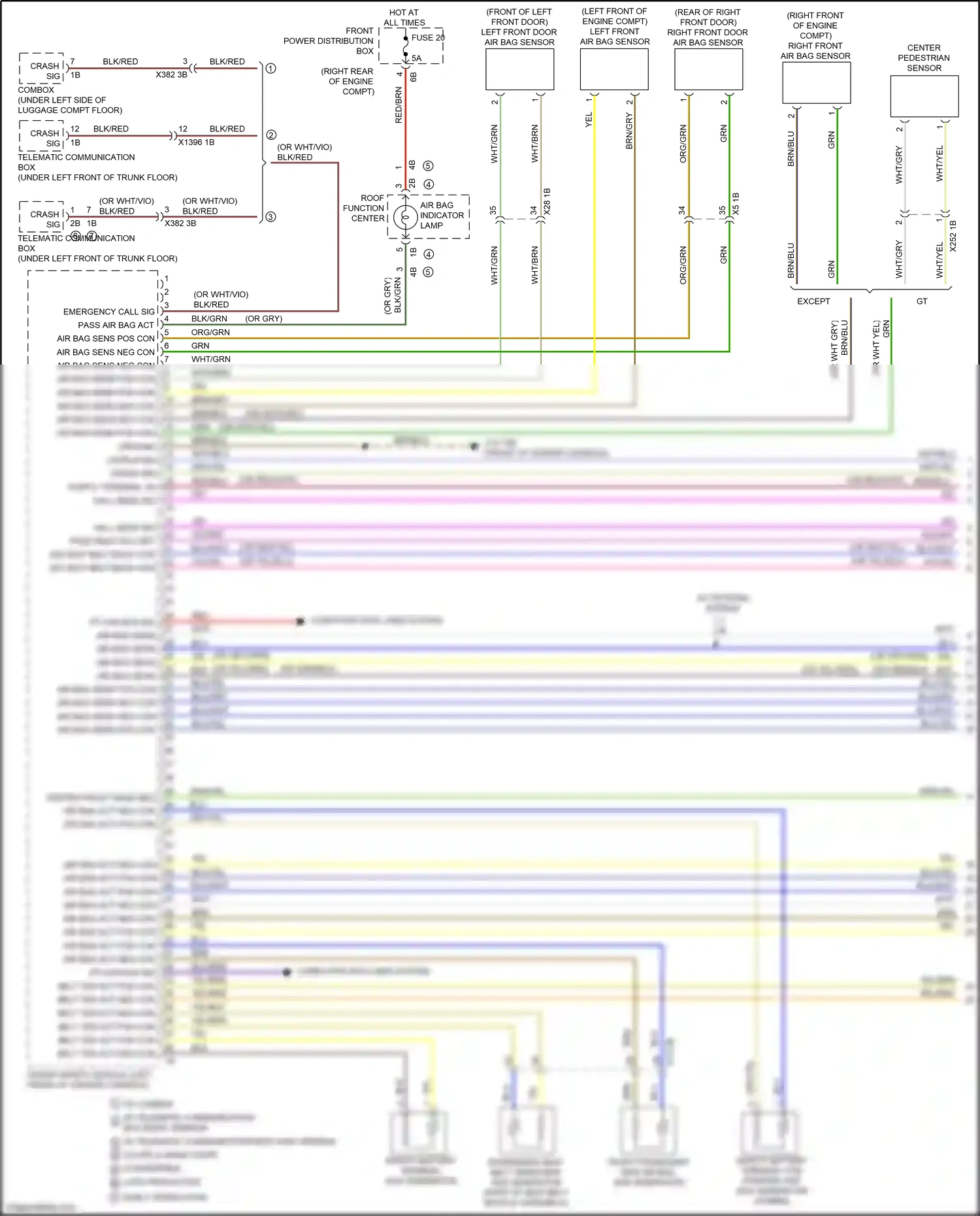 BMW 3 series GT F34 facelift (2015-2020) computer data lines system wiring diagram  (9 of 88)