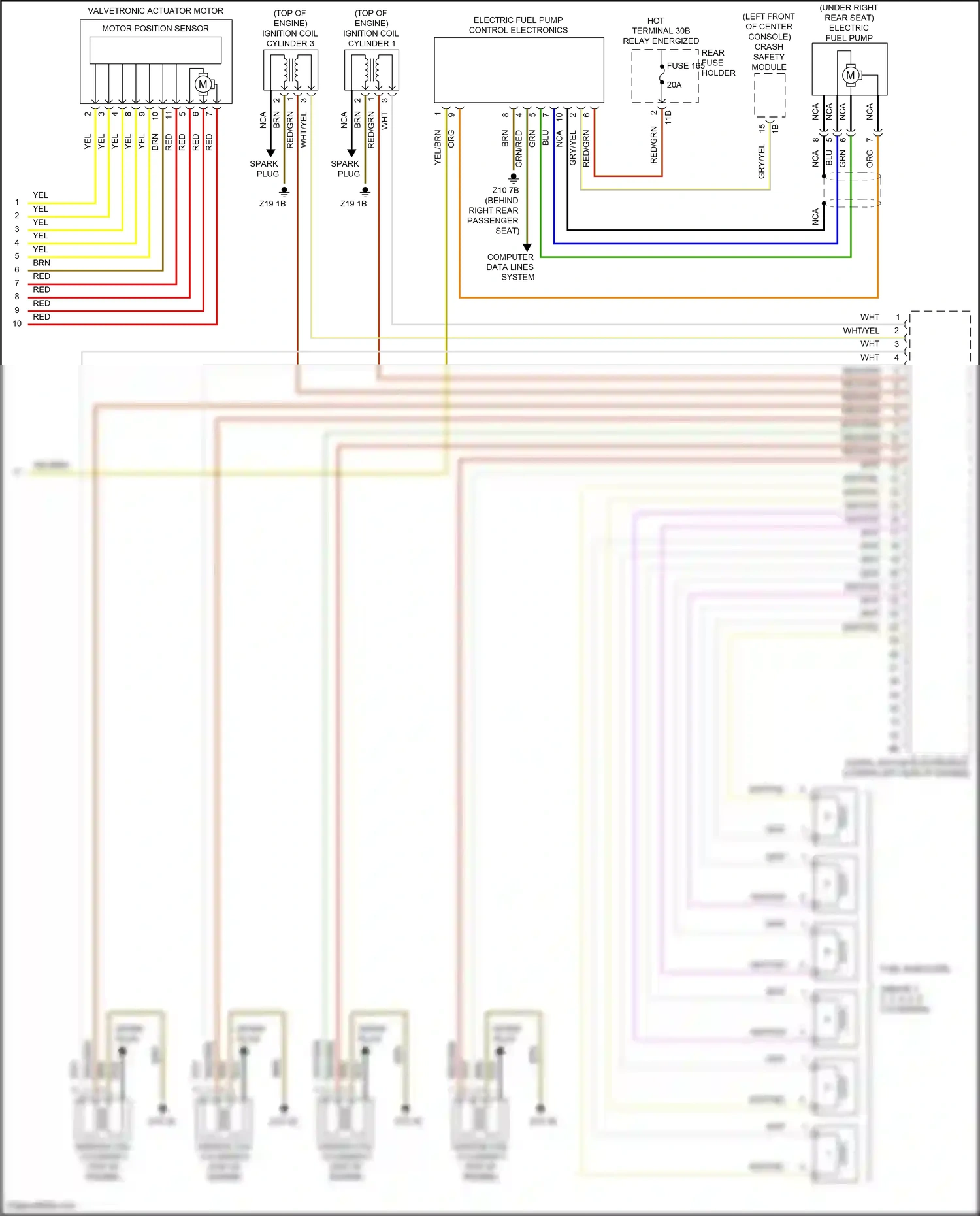 BMW 3 series GT F34 facelift (2015-2020) computer data lines system wiring diagram  (88 of 88)