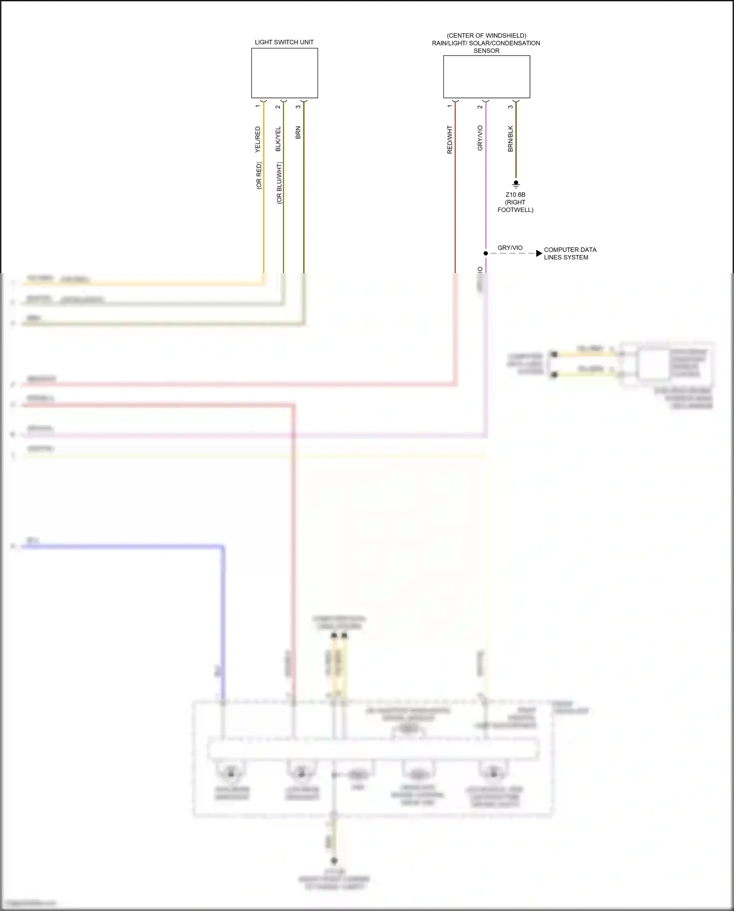 BMW 3 series GT F34 facelift (2015-2020) computer data lines system wiring diagram  (56 of 88)