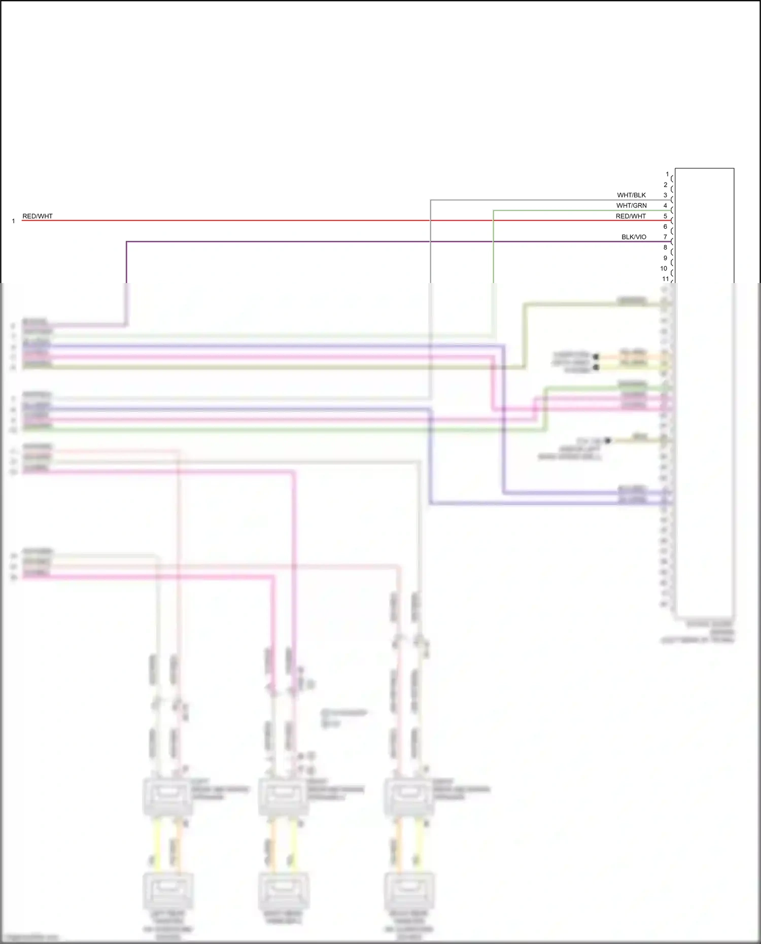 BMW 3 series GT F34 facelift (2015-2020) computer data lines system wiring diagram  (30 of 88)