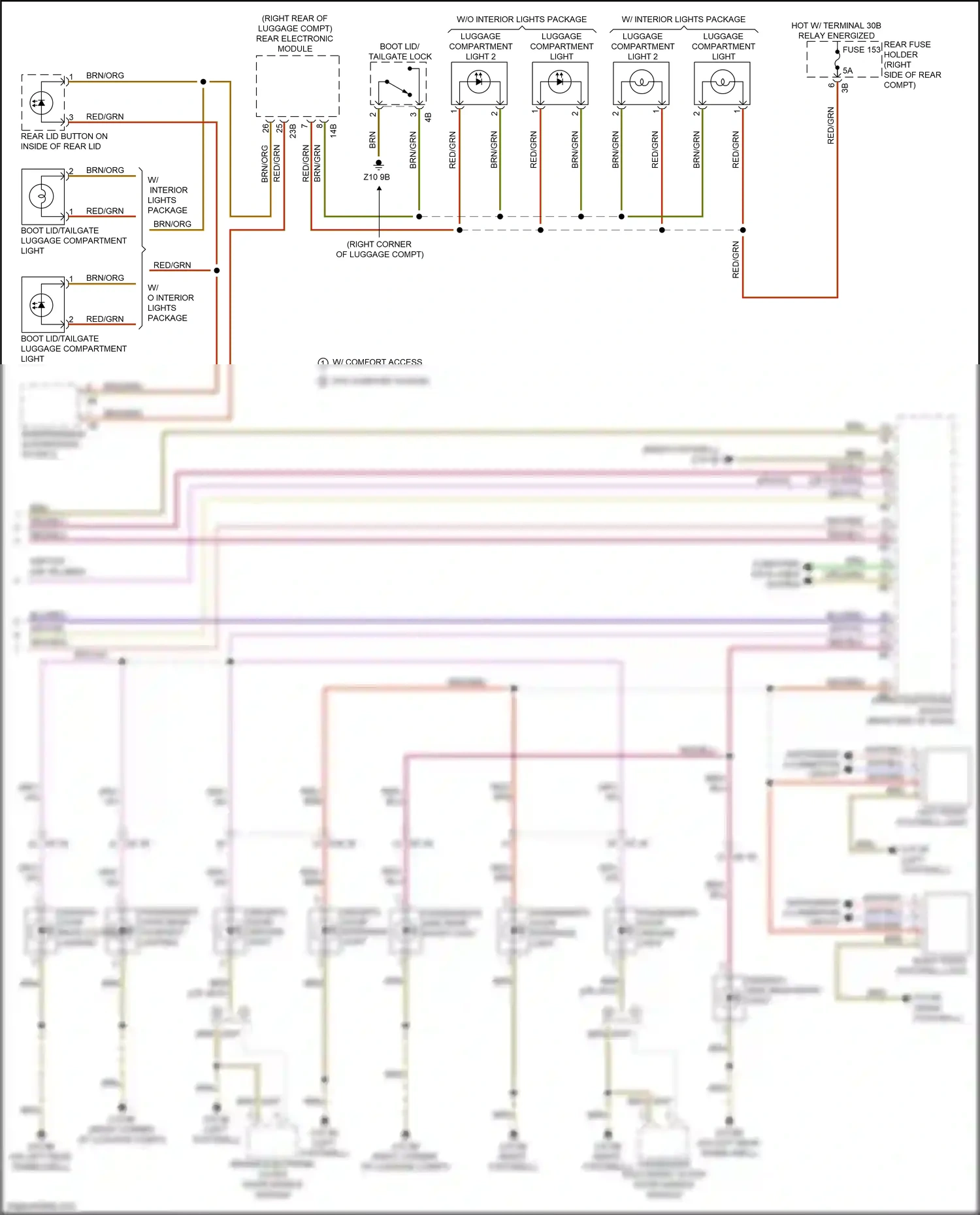 BMW 3 series GT F34 facelift (2015-2020) computer data lines system wiring diagram  (72 of 88)