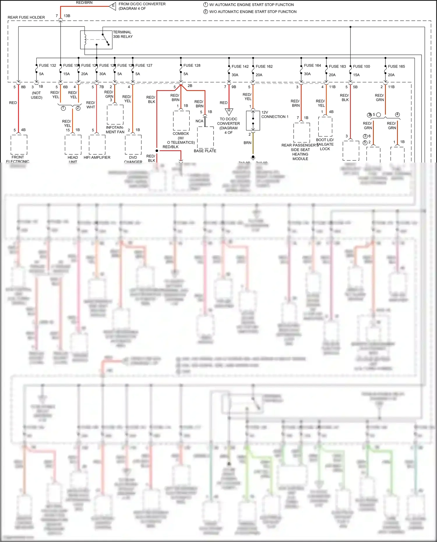 BMW 3 series GT F34 facelift (2015-2020) front electronic module wiring diagram  (47 of 49)