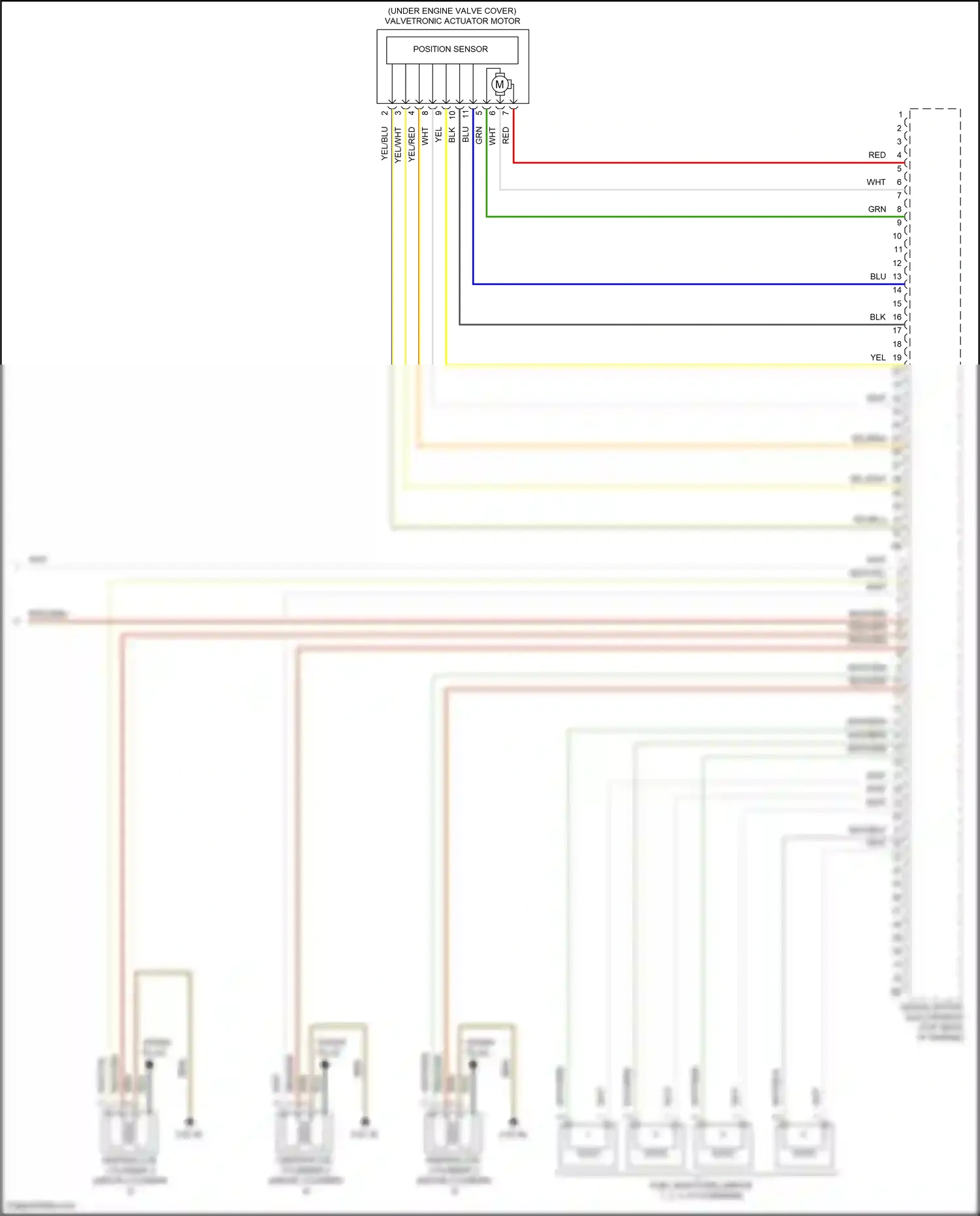 BMW 3 series GT F34 facelift (2015-2020) position sensor wiring diagram  (1 of 1)