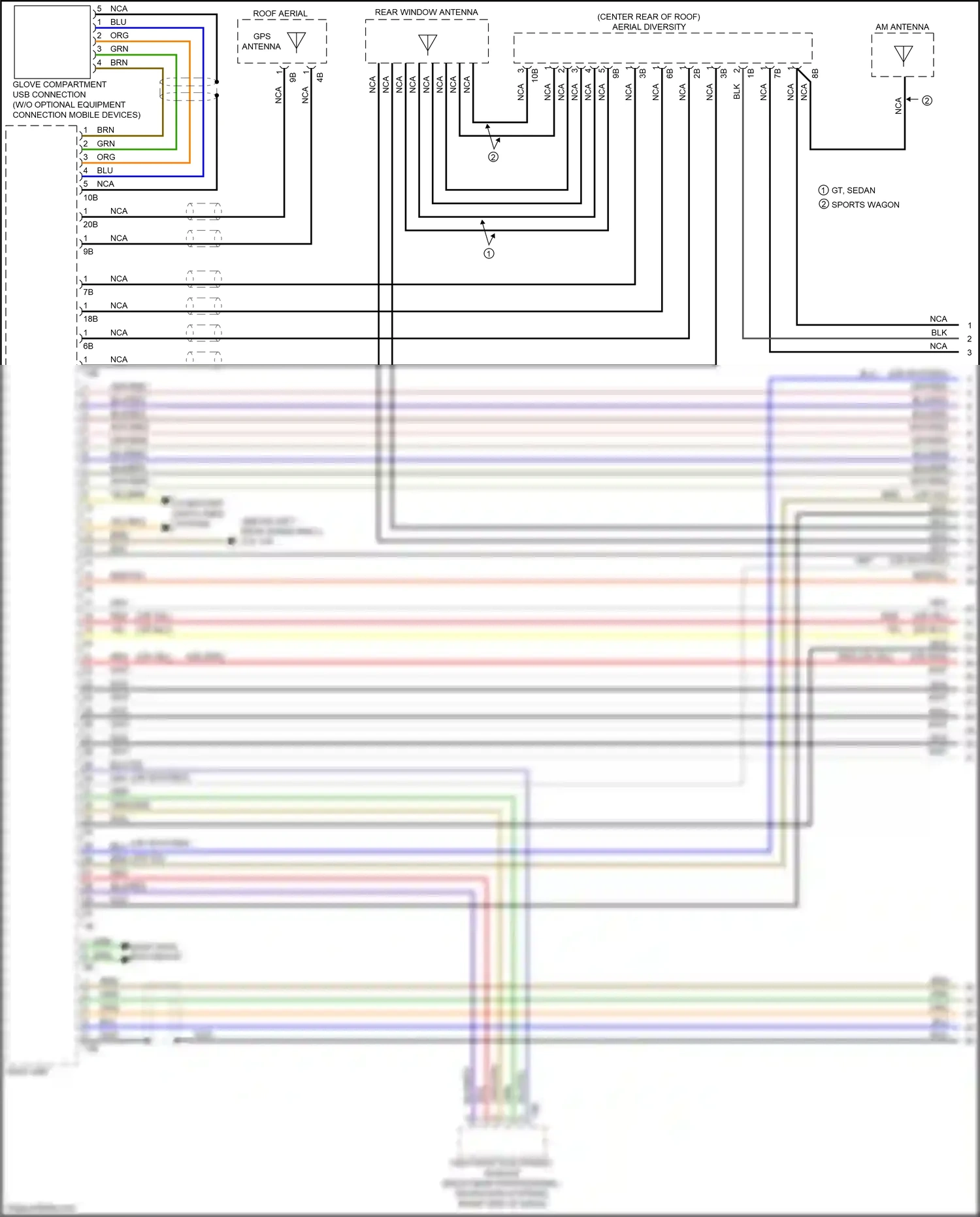 BMW 3 series GT F34 (2011-2016) computer data lines system wiring diagram  (141 of 153)